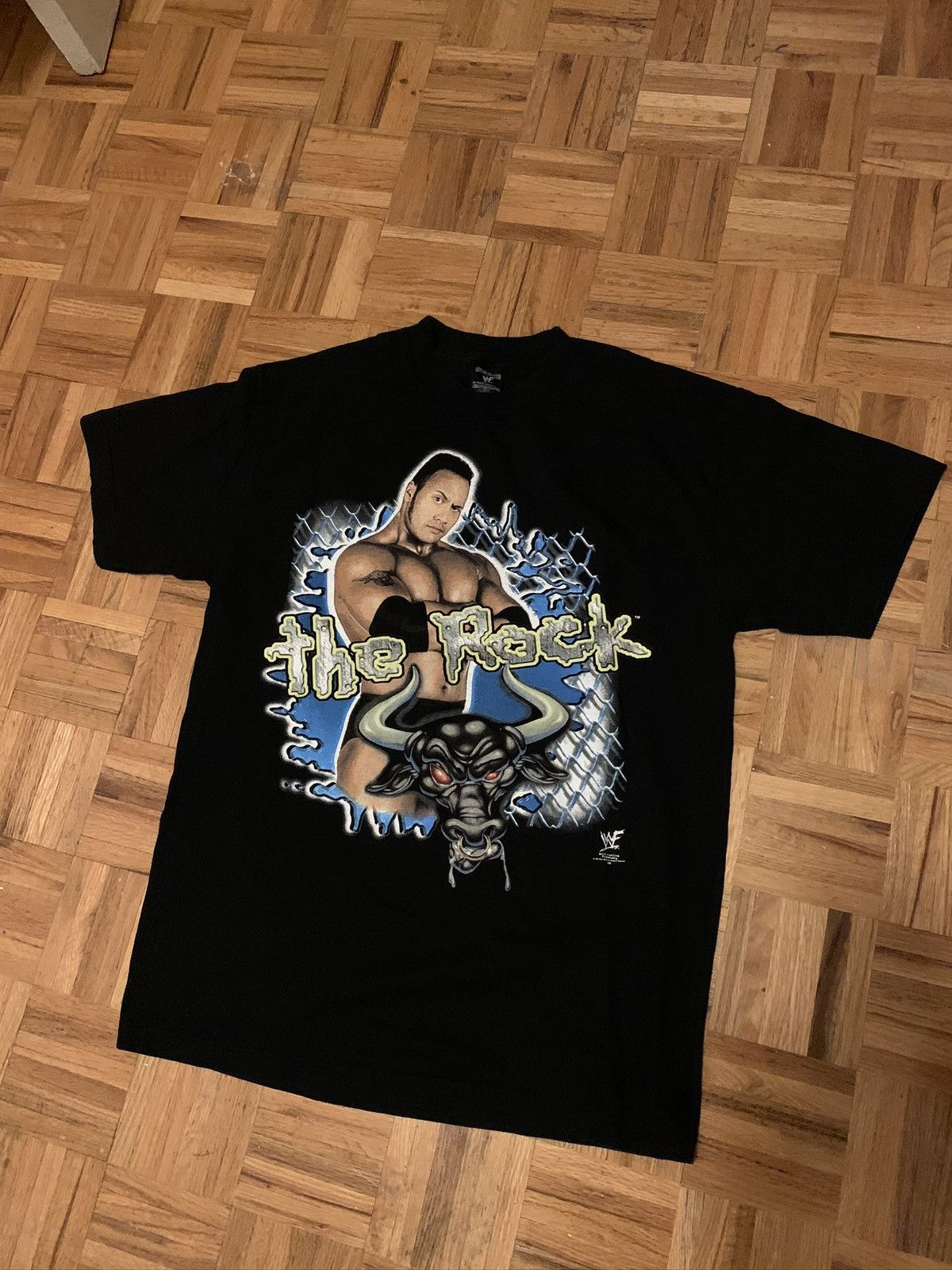 WWE 1999 WWF The Rock “Professional Hardcore Wrestler” T Shirt Size US M / EU 48-50 / 2 - 1 Thumbnail