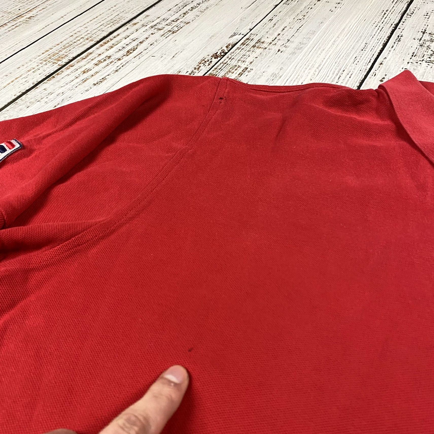 Fila VINTAGE FILA 90s RED POLO SHIRT MENS 2XL COLLARED LOGO HIP HOP Size US XXL / EU 58 / 5 - 5 Thumbnail