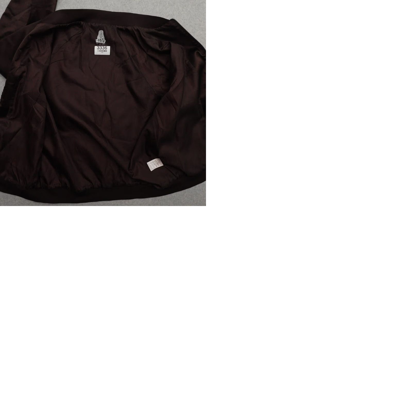Disney VTG Disney Star Wars Large Jacket Men Brown Bomber Satin Polyester Star Wars Theme 70s 80s Vintage LT Mens Size US L / EU 52-54 / 3 - 10 Thumbnail