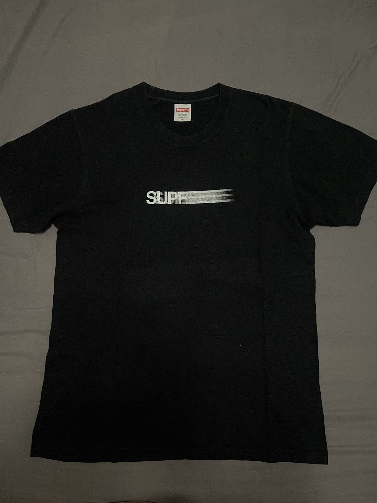 Supreme Supreme 2016 motion logo box tee black | Grailed