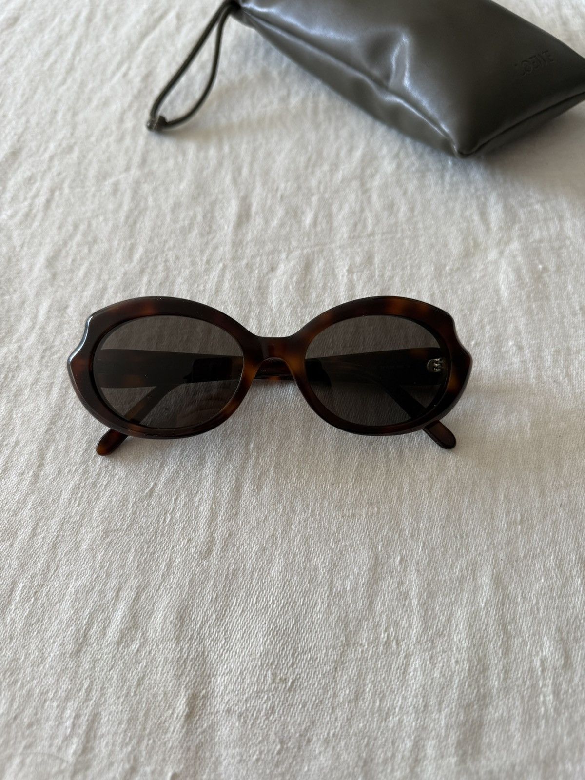 Loewe Loewe Oval Turtle sunglasses Size ONE SIZE - 3 Thumbnail