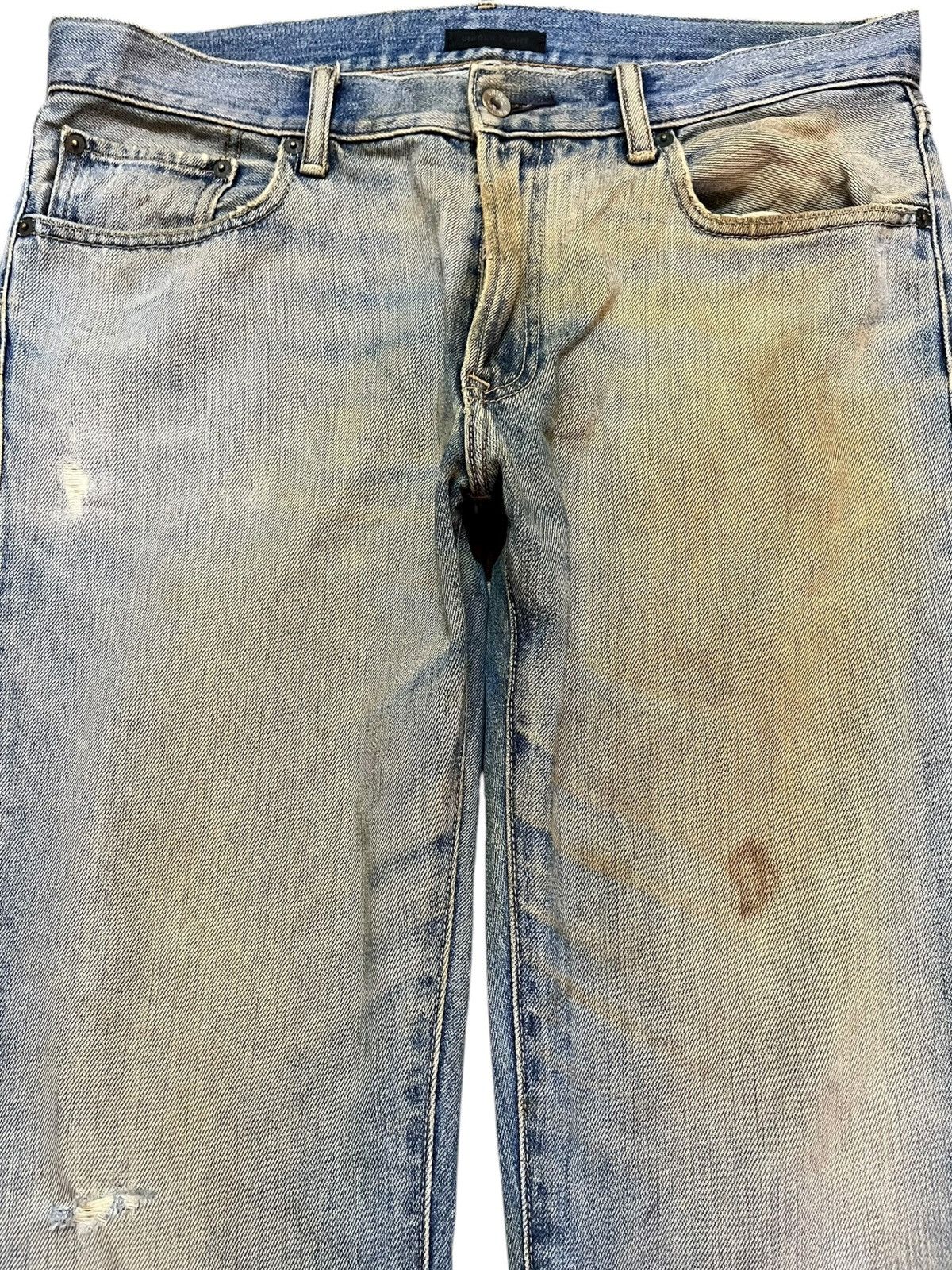Uniqlo Vintage Uniqlo Mudwash Wide Leg Denim Size US 35 - 2 Thumbnail