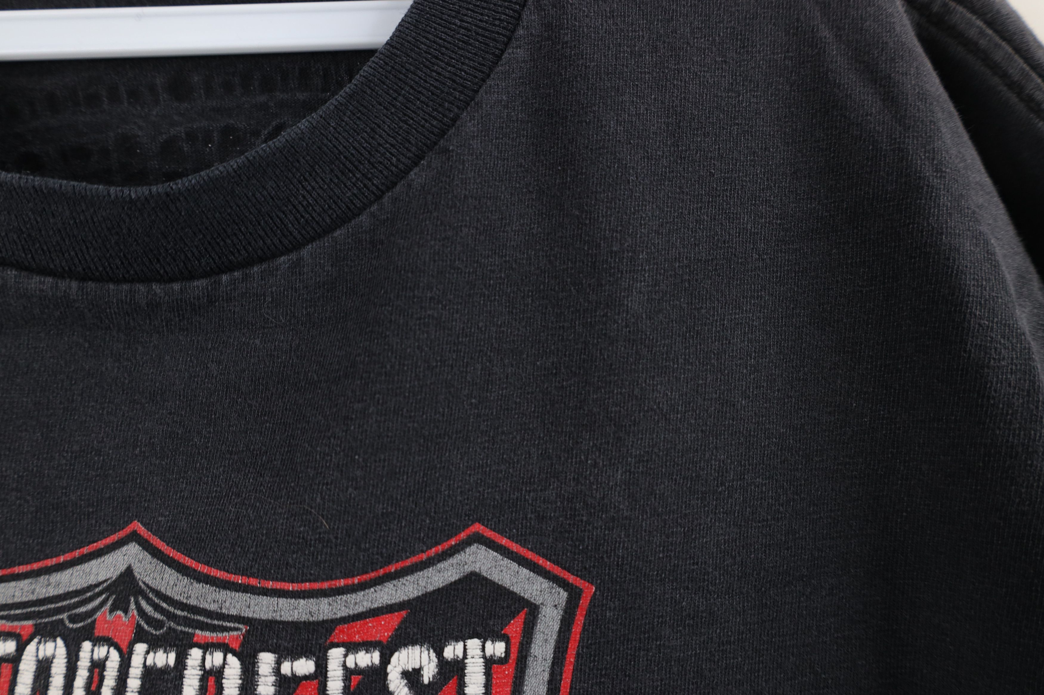 Vintage Vintage Y2K Biketoberfest Skeleton Long Sleeve T-Shirt Black Size US L / EU 52-54 / 3 - 6 Thumbnail