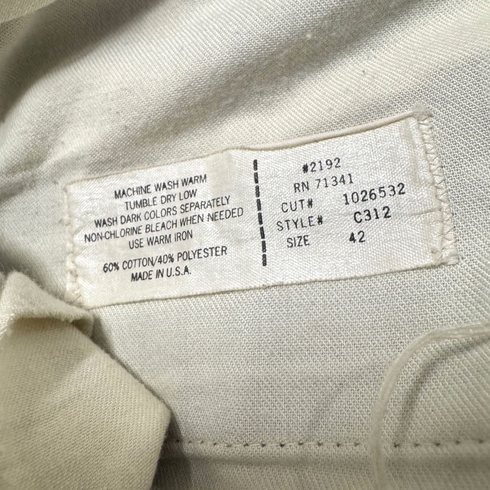Vintage VINTAGE L.L.Bean Pants Dress Pants Men 42x28 Olive Green Cotton Blend Made In USA Distressed Inseam 28 Men Size US 42 / EU 58 - 5 Thumbnail