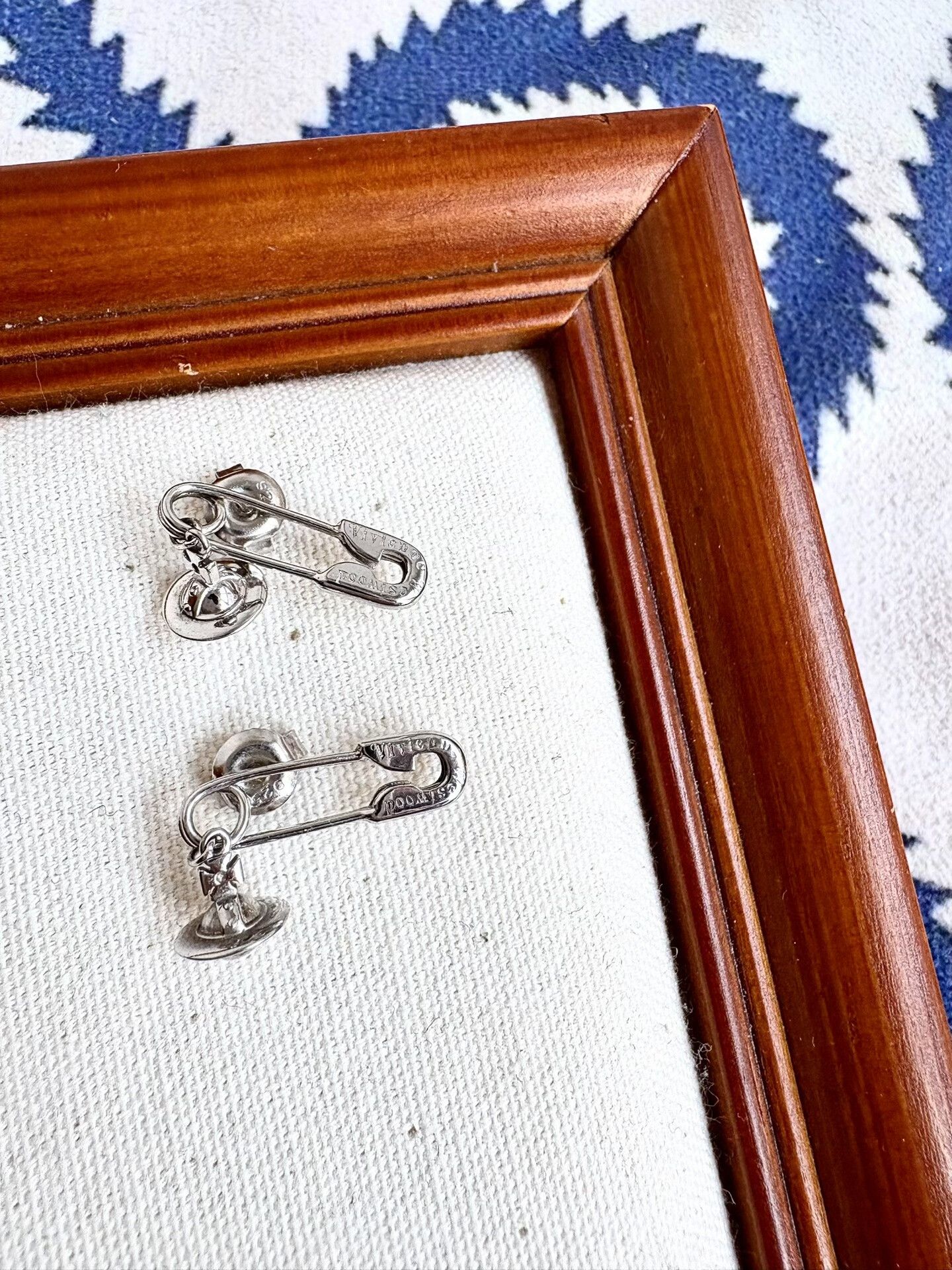 Vivienne Westwood Vivienne Westwood Vintage 925 Silver Saturn Earrings Size ONE SIZE - 1 Thumbnail