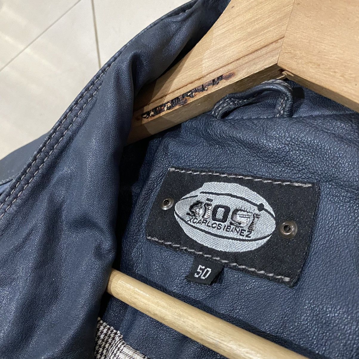 Genuine Leather × Vintage VTG SIOSI PER CARLOS IBAEZ GENUINE LEATHER JACKET Size US S / EU 44-46 / 1 - 12 Thumbnail