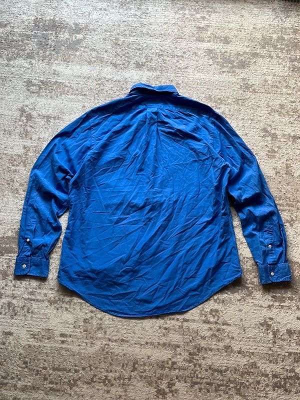 Polo Ralph Lauren Polo Ralph Lauren Sz XL Custom Fit Small Pony Blue Shirt Size US XL / EU 56 / 4 - 2 Thumbnail