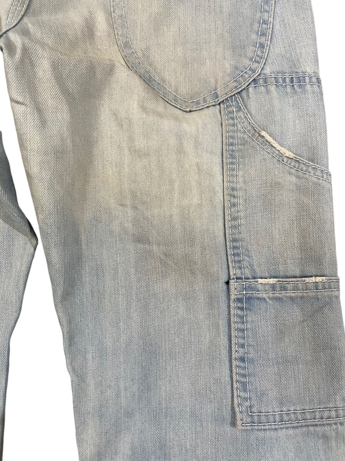 Japanese Brand × MOUSSY Vintage Black By Moussy Flare Carpenter Denim Size US 29 - 7 Thumbnail