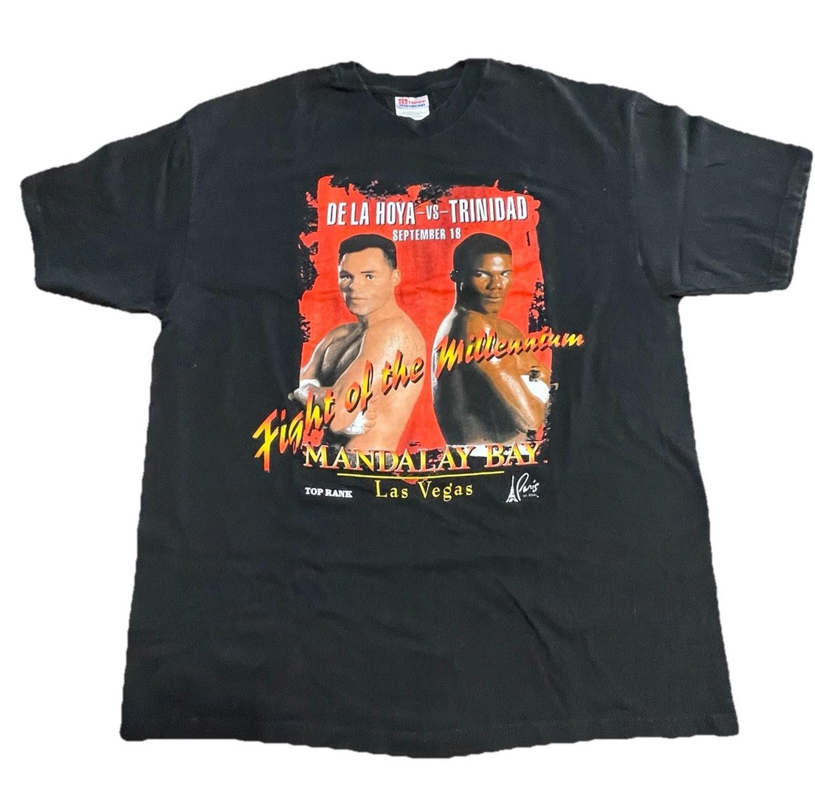 Other Vintage 90s Oscar De La Hoya Trinidad Boxing T-Shirt Sz XXL Size US XXL / EU 58 / 5 - 1 Thumbnail