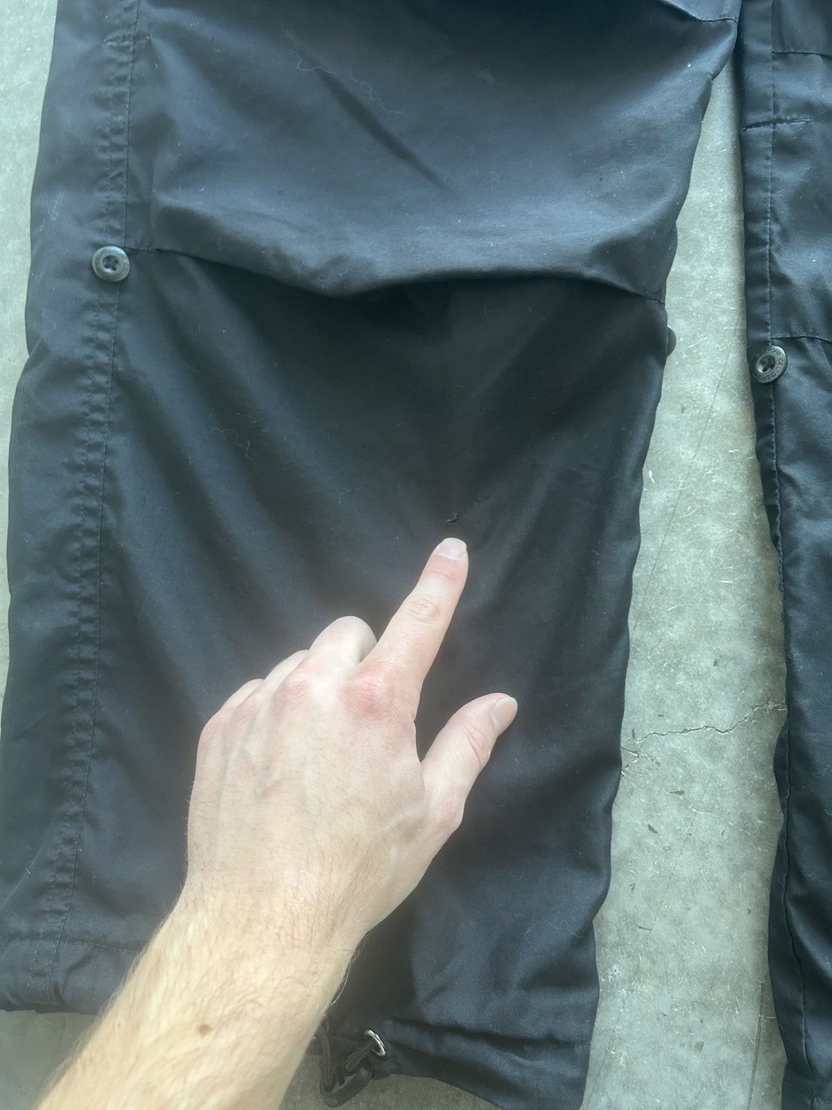 Vintage Vintage Y2K Baggy Black Parachute Pants Size US 34 / EU 50 - 9 Thumbnail