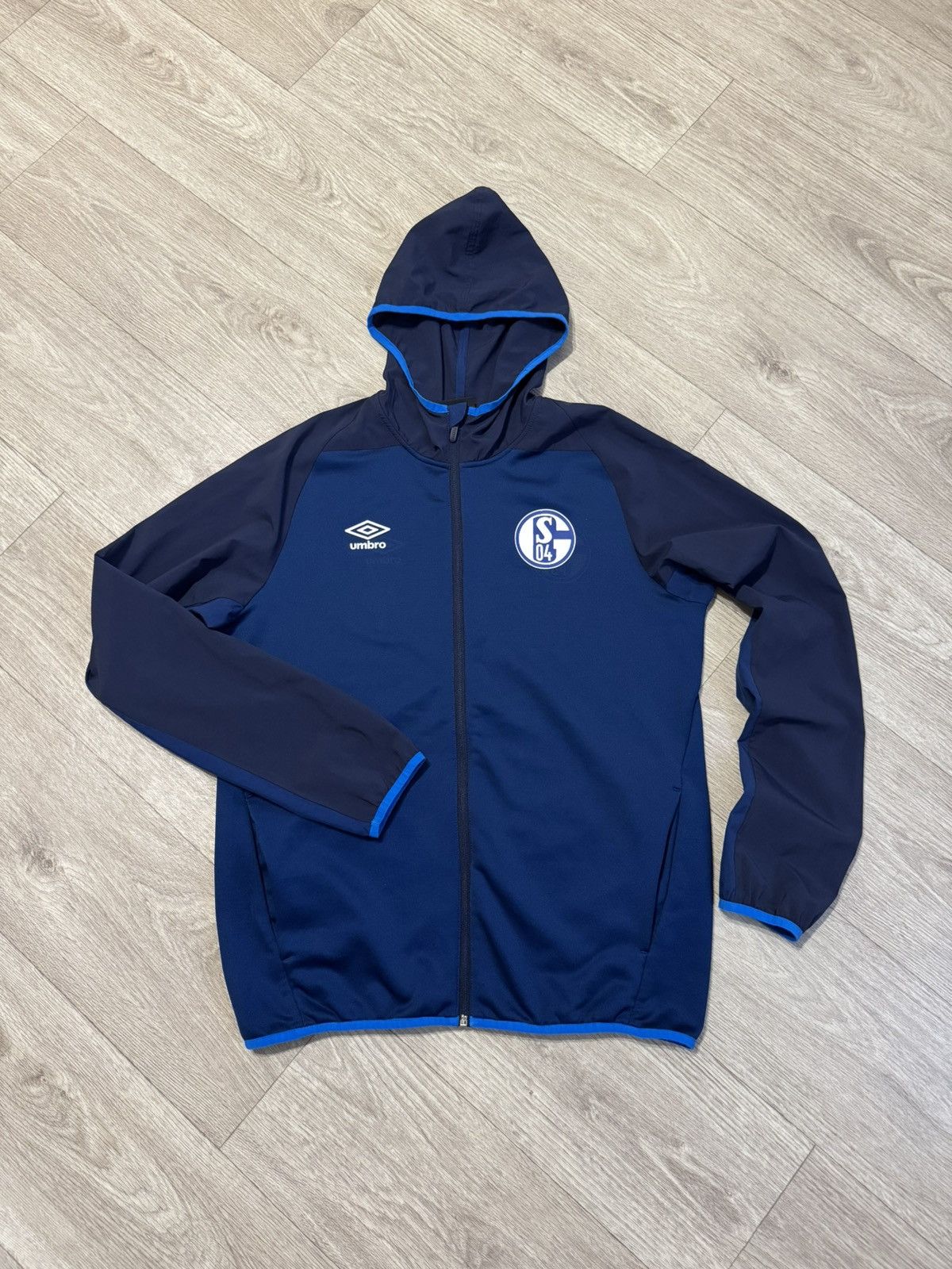 Umbro 🔷Umbro Schalke 04 2021/22 Soccer Light Jacket🔷 Size US L / EU 52-54 / 3 - 1 Thumbnail