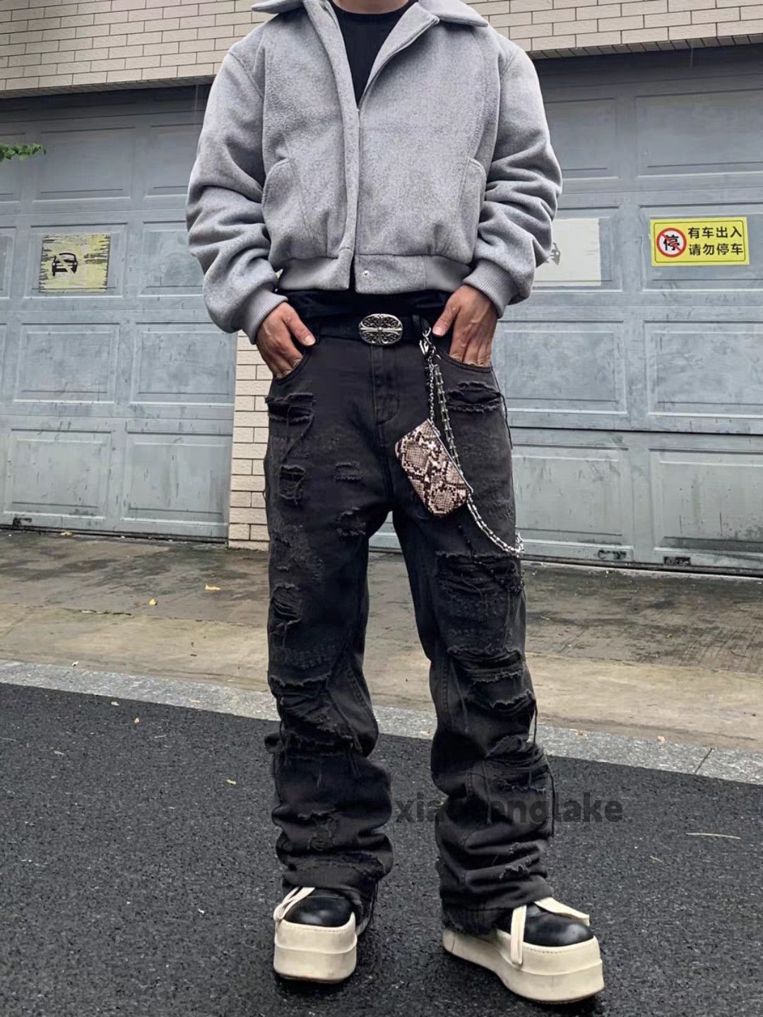 Jean ltx acne ourlegacy style ripped hiphop grunge faded jeans Size US 32 / EU 48 - 3 Thumbnail