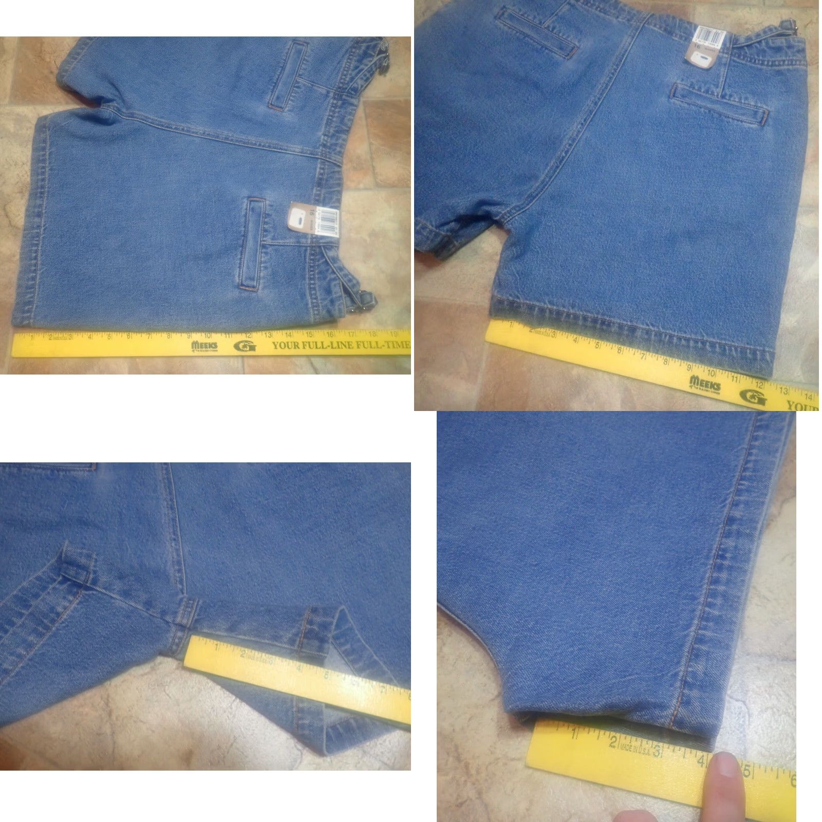 Levi's Vintage Levi's High Rise Buckle Cinch Denim Shorts Size 16 Women 36" Waist 90s Blue Jeans Size 36" / US 14 / IT 50 - 8 Thumbnail