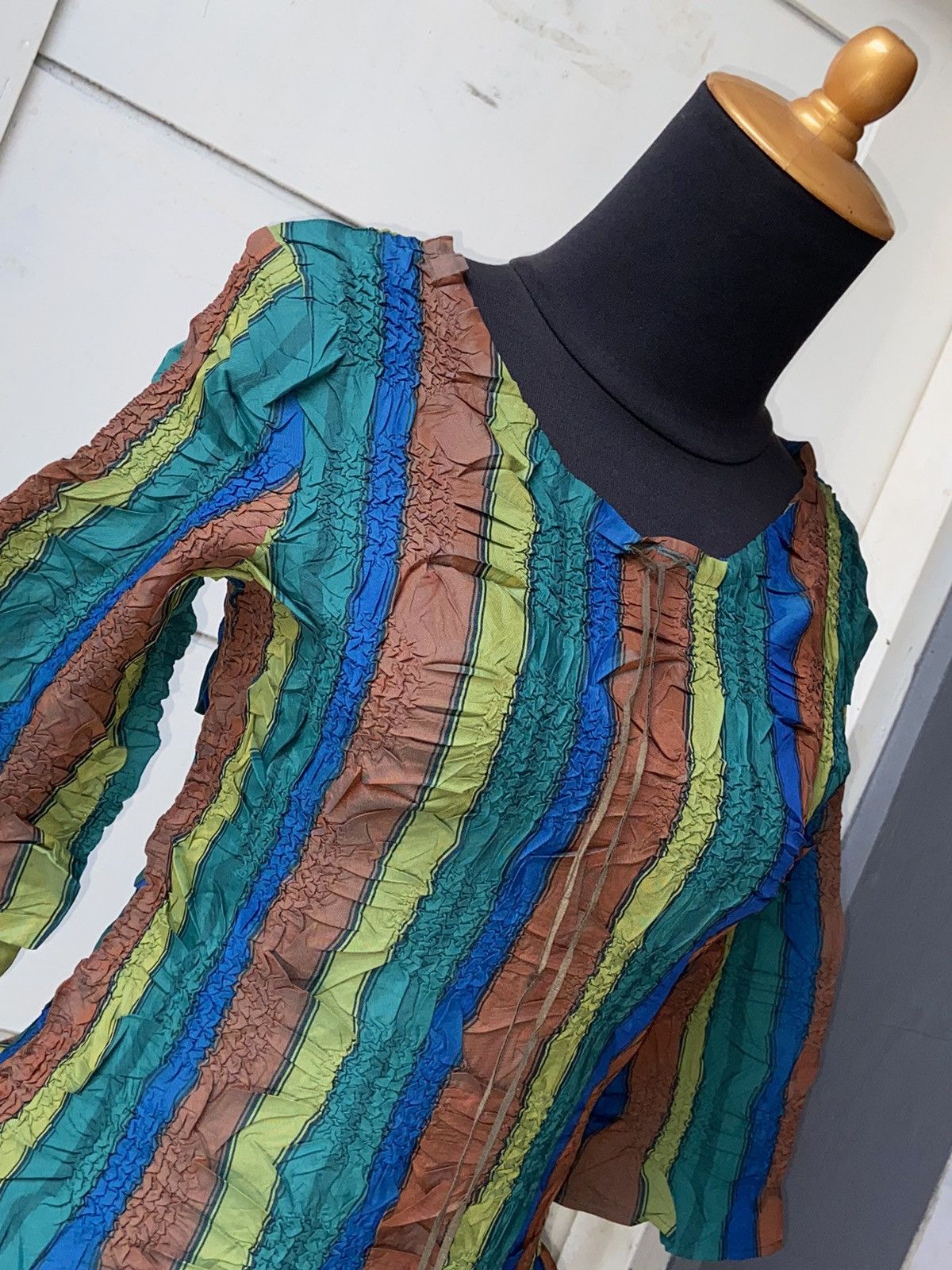 Designer PEPLUM By YOSHIKI HISHINUMA Blouse Size XS / US 0-2 / IT 36-38 - 12 Thumbnail
