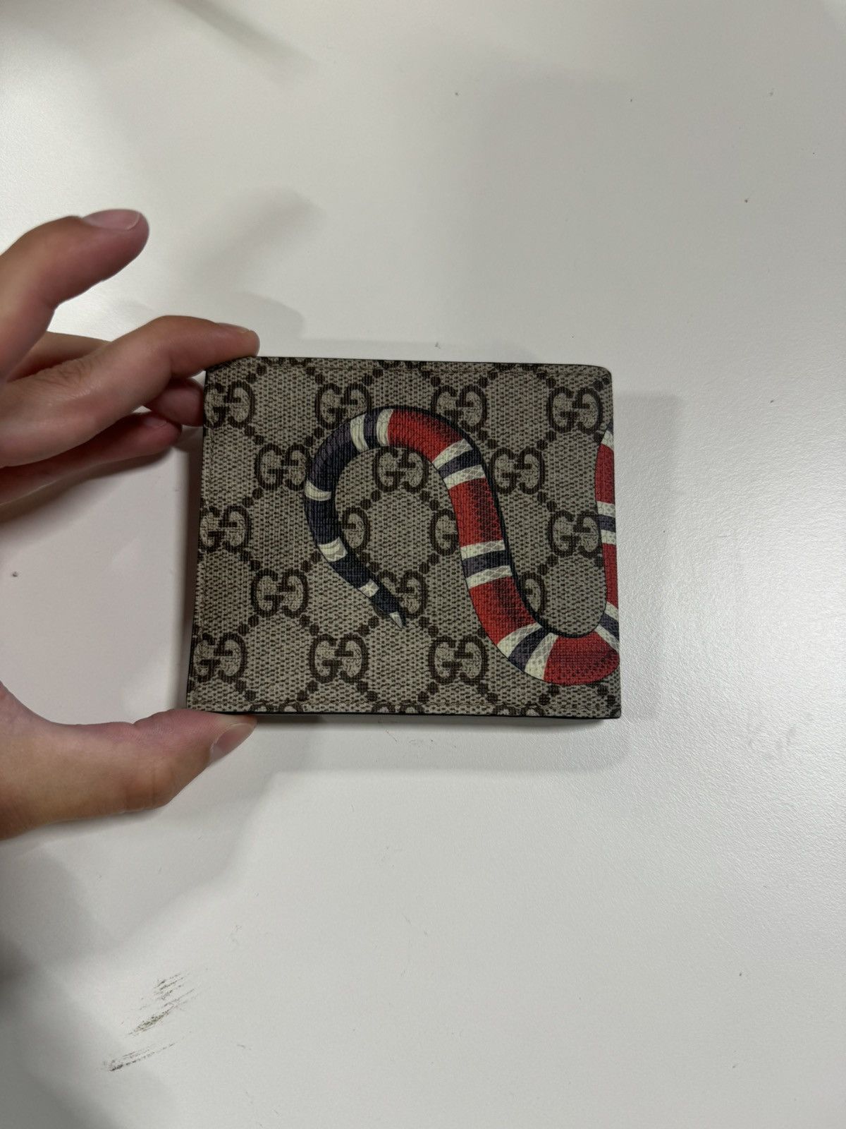 Gucci Gucci GG Supreme Kingsnake Wallet Grailed