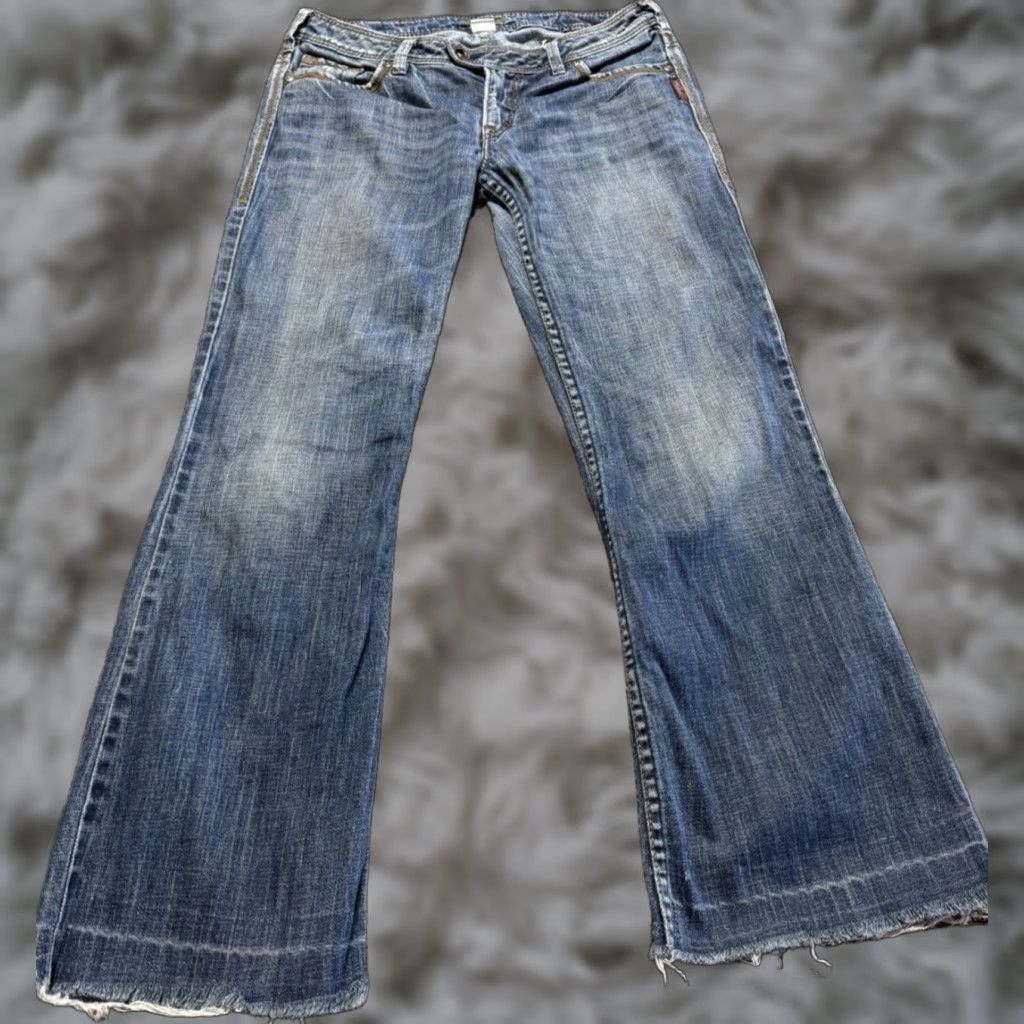 VINTAGE Silver Jeans TINA Women's Size 30 Blue Denim 30X30 Low Rise Bootcut Jeans