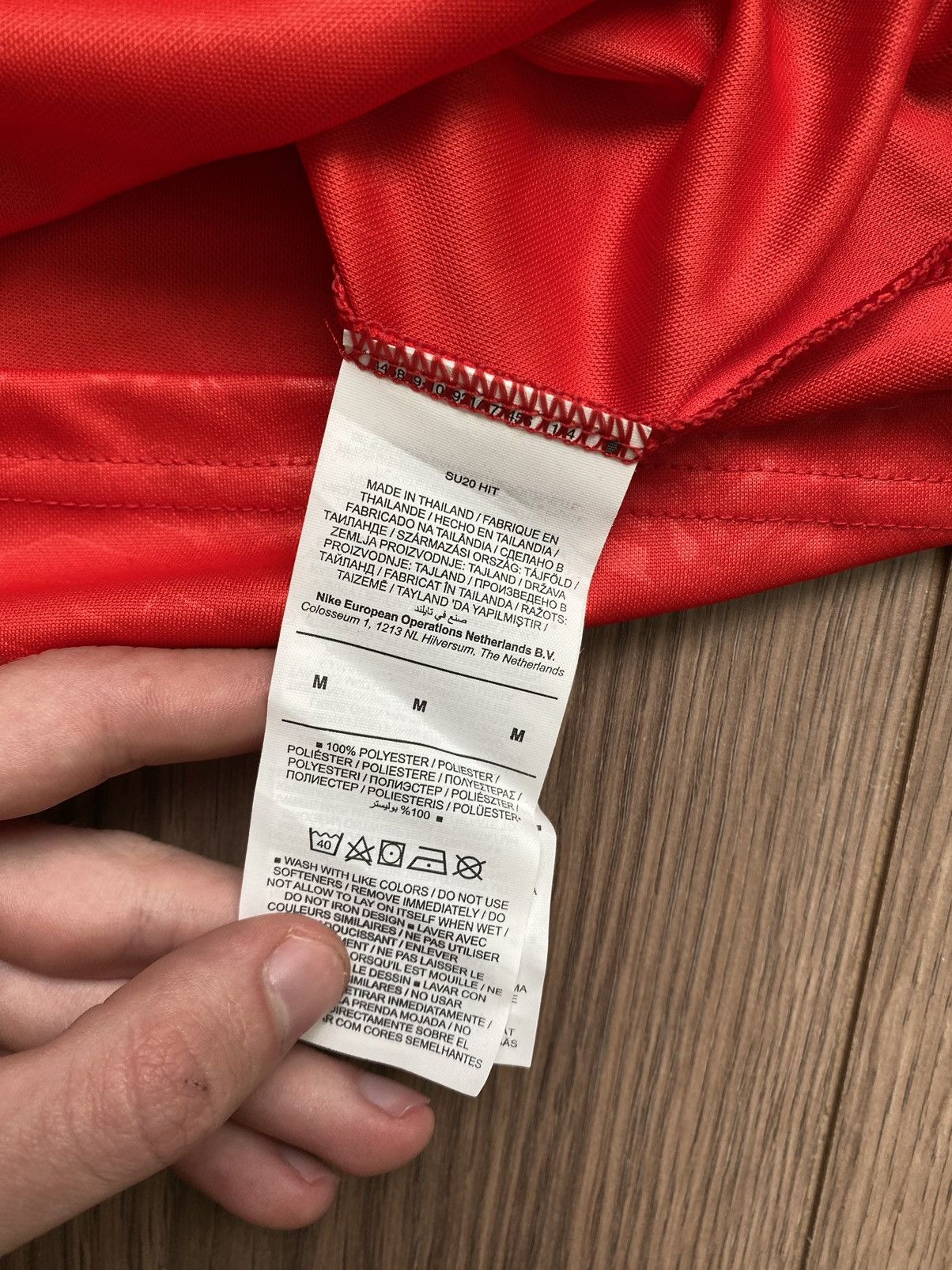 Nike Nike England 2020/21 Training Football Jersey Red Size M Size US M / EU 48-50 / 2 - 8 Thumbnail