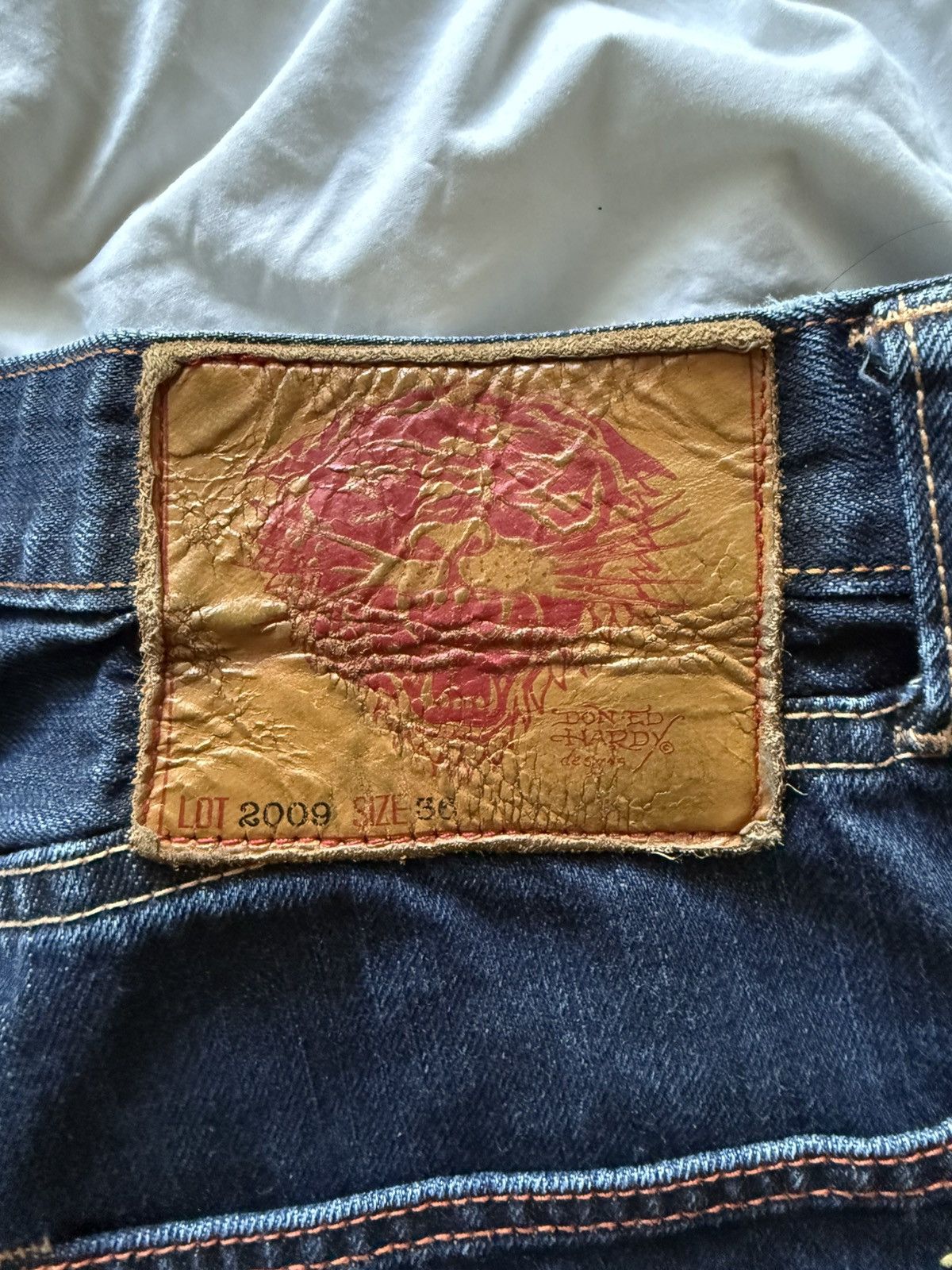 Ed Hardy ED Hardy dark blue denim Size US 36 / EU 52 - 4 Thumbnail