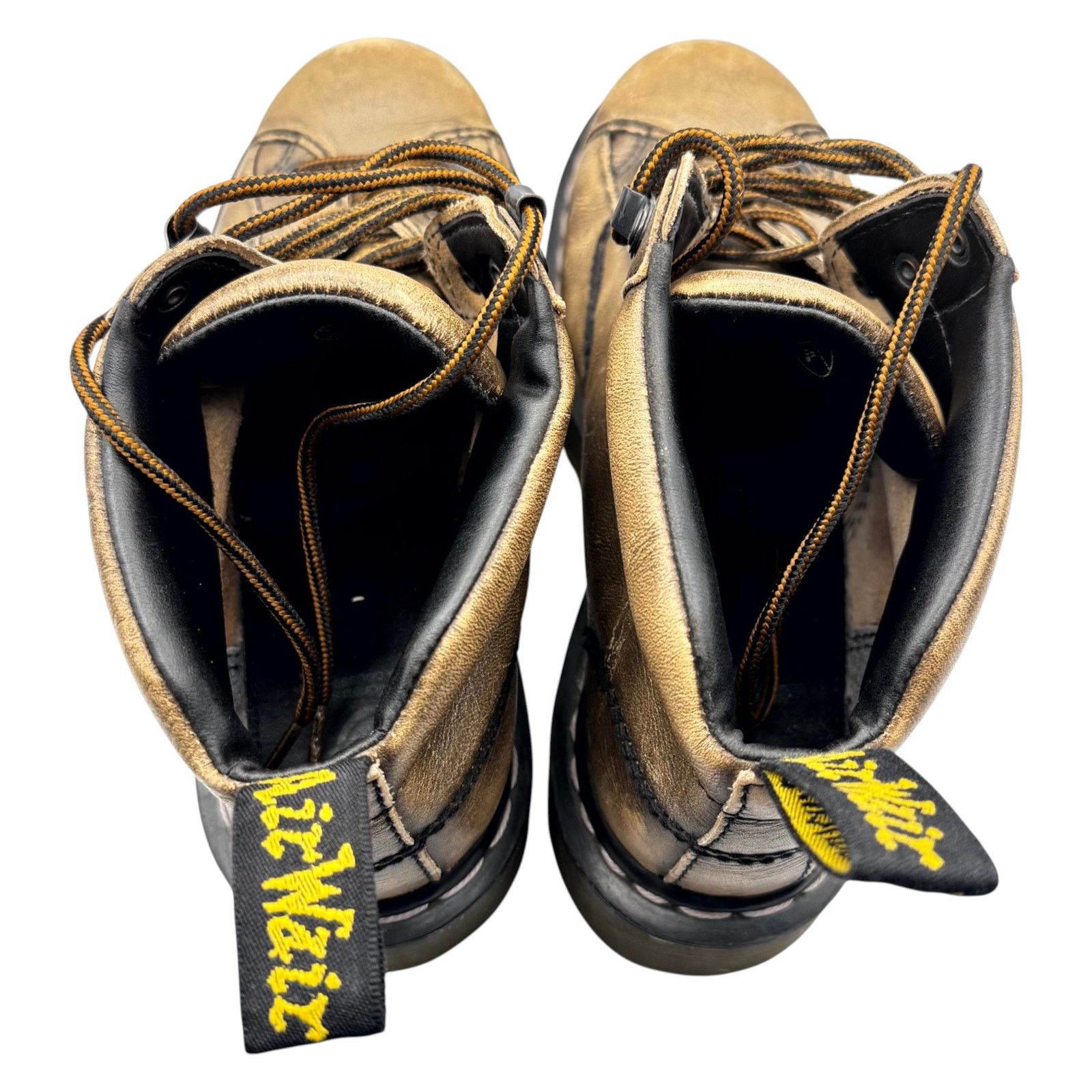 Dr. Martens Dr Martens Work Boots Leather Distressed Brown Grunge 8 Size US 8 / EU 41 - 9 Thumbnail