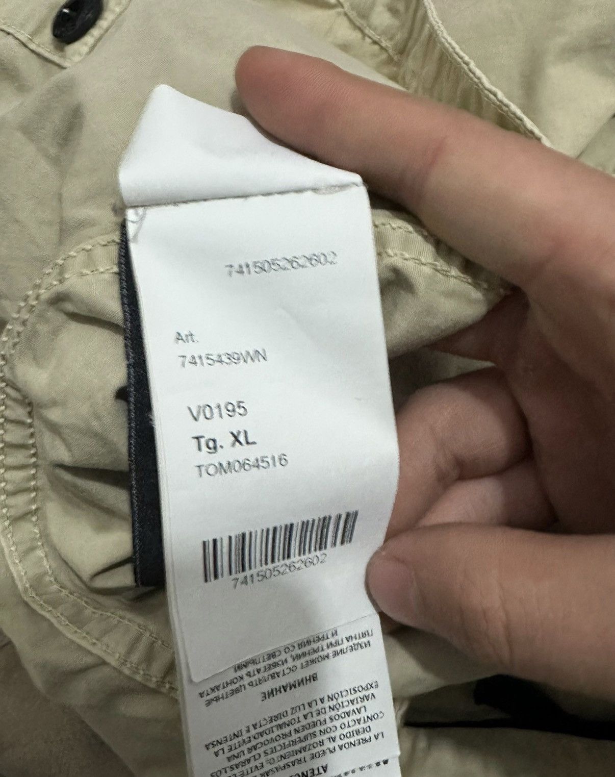 Stone Island Stone Island Three-Pocket Work Jacket K5 Size US XL / EU 56 / 4 - 7 Thumbnail
