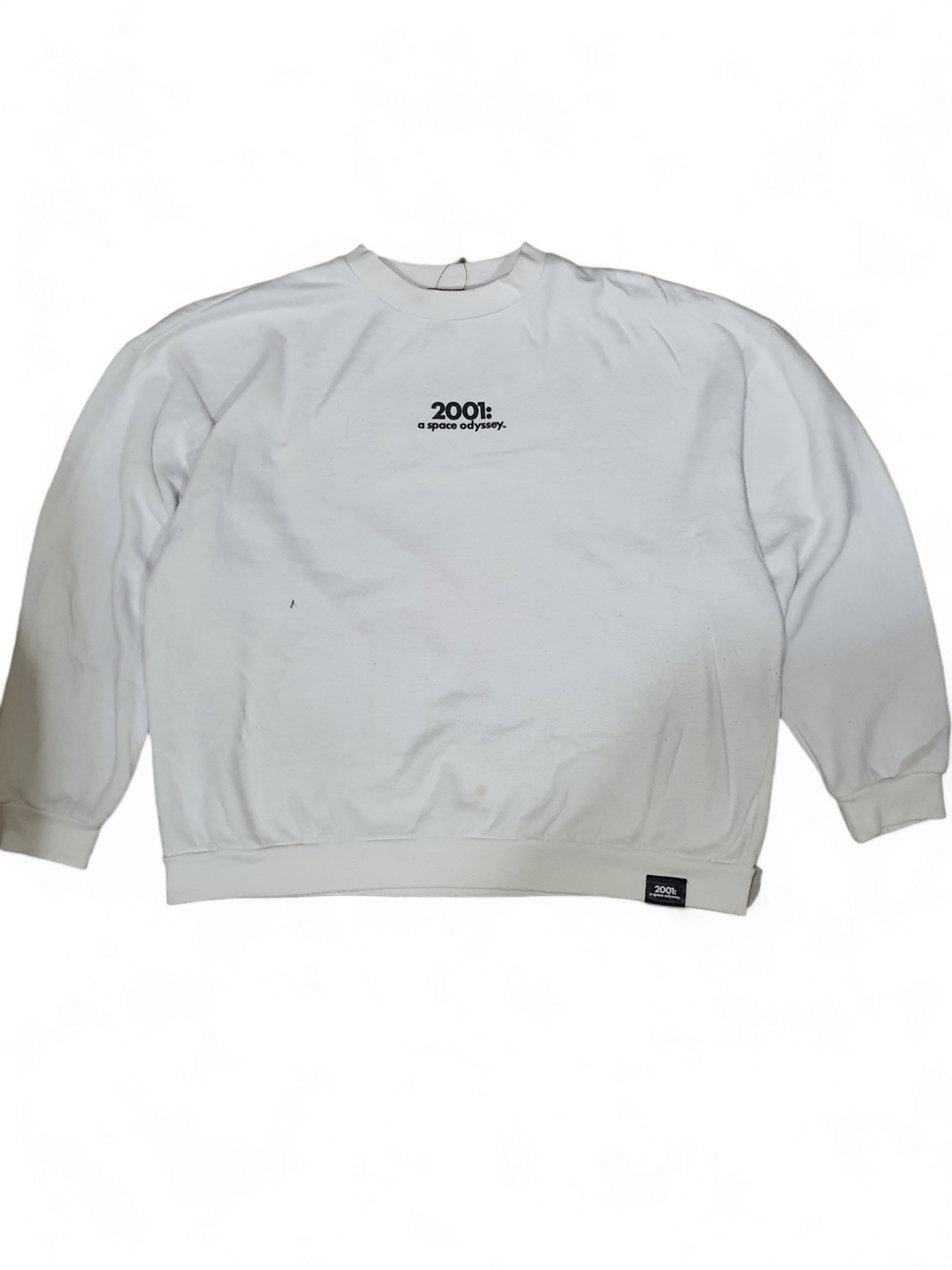 Vintage Bioworld 2001: A Space Odyssey Galaxy Text Logo Crew Neck Size L / US 10 / IT 46 - 2 Thumbnail