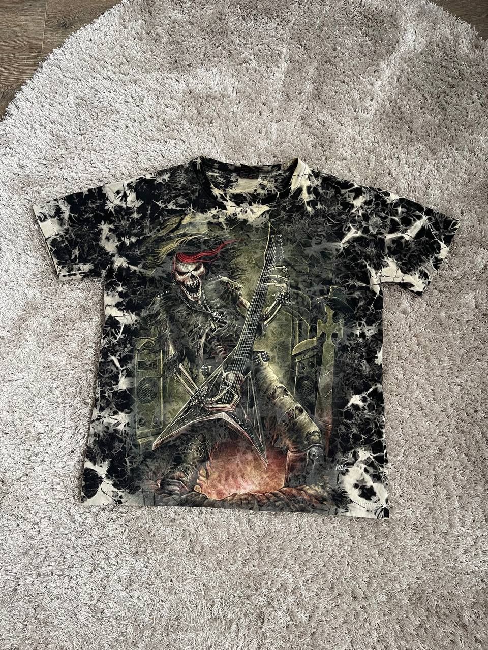Affliction × Vintage vintage overprint rare wild skulls big logo Size US M / EU 48-50 / 2 - 2 Thumbnail