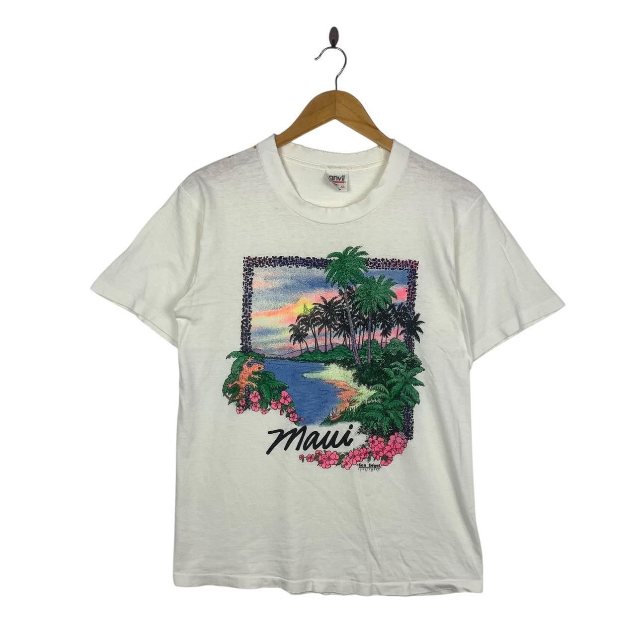 Vintage Vintage 1997 MAUI HAWAII PAINTING San Segal Tee Shirt Size US M / EU 48-50 / 2 - 1 Thumbnail