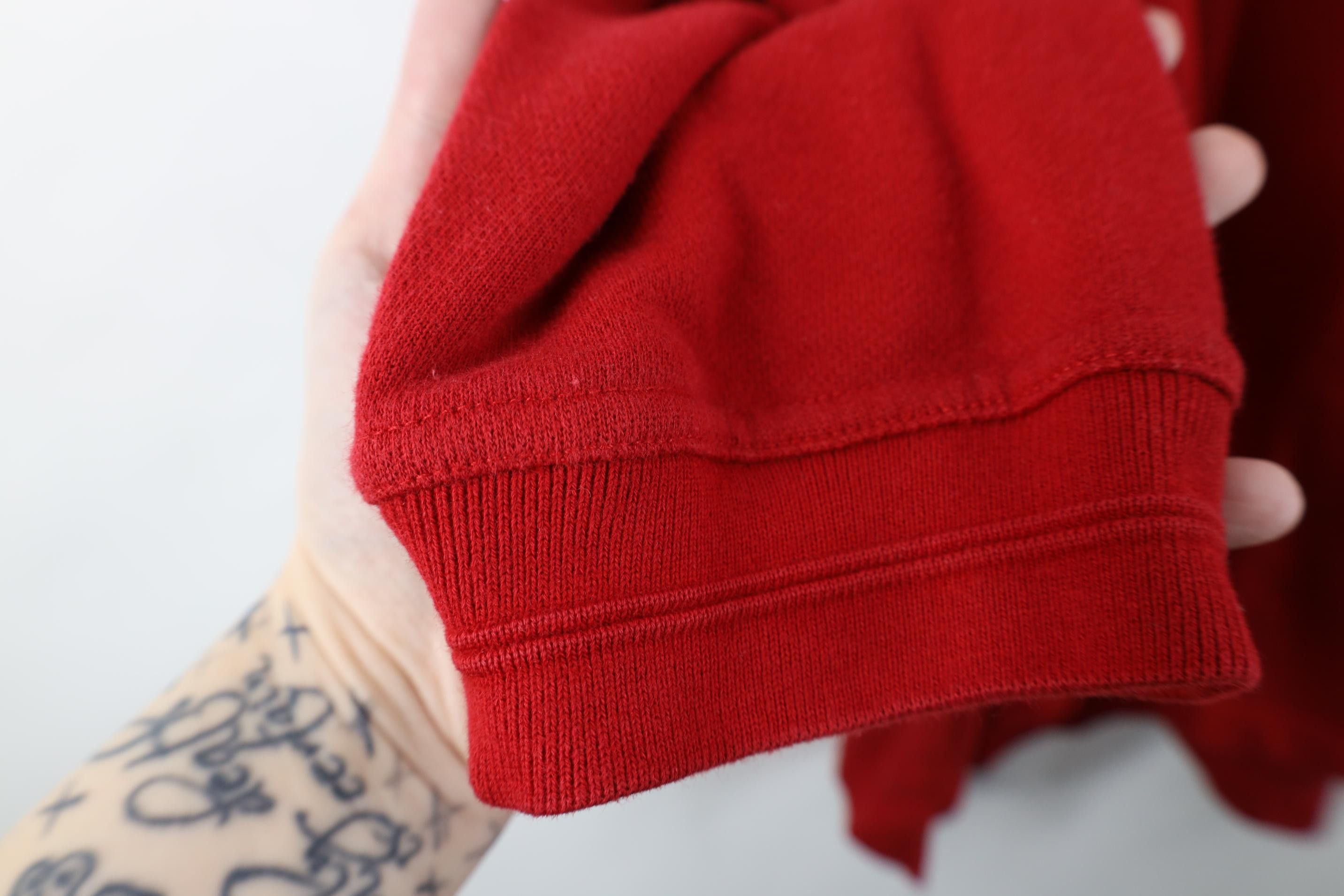 Nautica Vintage 90s Nautica Marine French Terry Sweatshirt Red Size US L / EU 52-54 / 3 - 8 Thumbnail