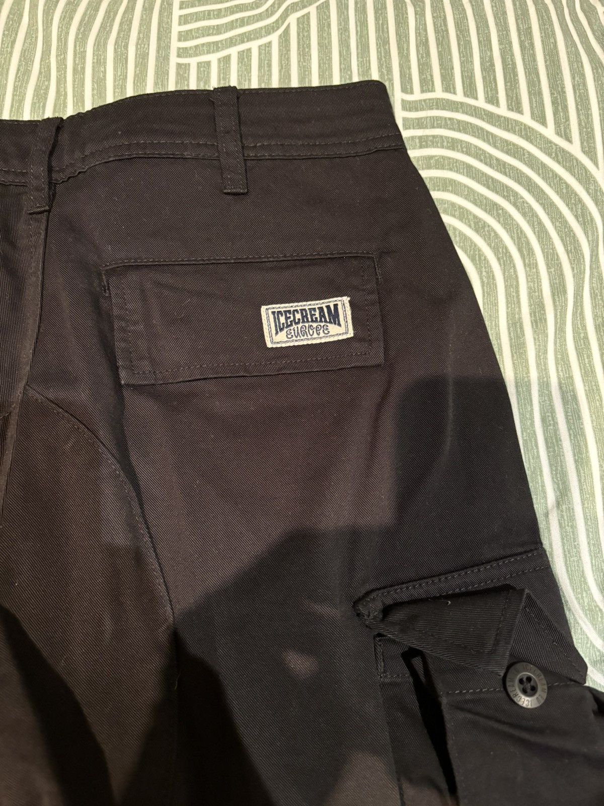 Icecream Black ICECREAM running dog cargo pants billionaire boys club Size US 30 / EU 46 - 5 Thumbnail
