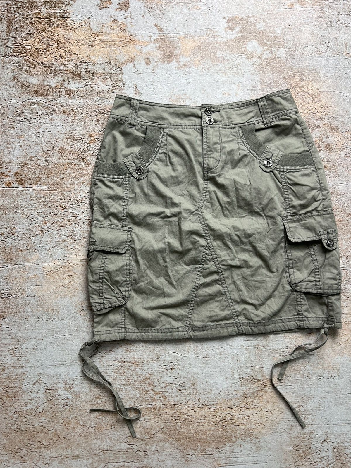 Japanese Brand Vintage military cargo skirt Size 28" / US 6 / IT 42 - 2 Thumbnail