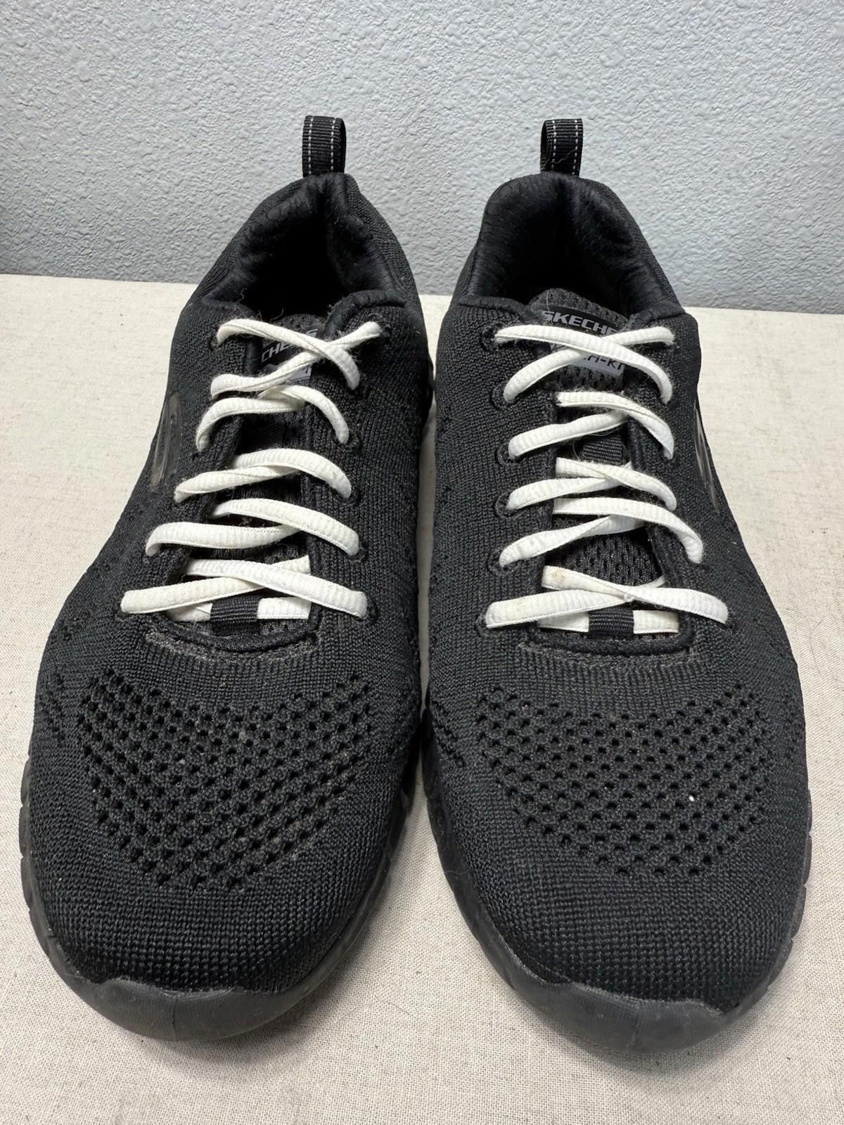 SKECHERS Skechers Overhaul Debbir Memory Foam Shoes Black Sz 8.5 Size US 8.5 / EU 41-42 - 3 Thumbnail