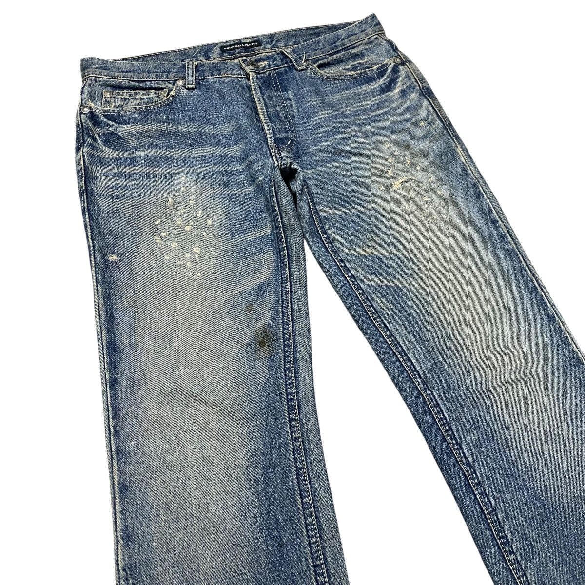 Lounge Lizard Vintage Lounge Lizard Distressed Denim Jeans Size US 31 - 4 Thumbnail