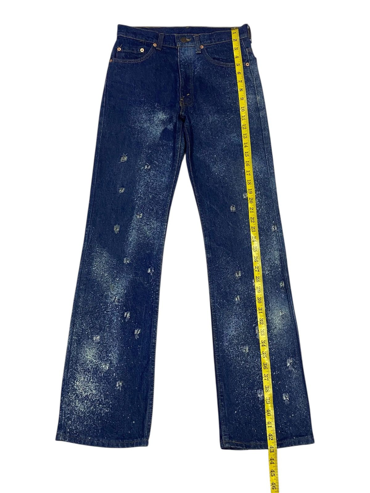 Levi's Vintage 80s Levi’s Galactic Wash Distressed Denim Pants Size US 28 / EU 44 - 17 Thumbnail