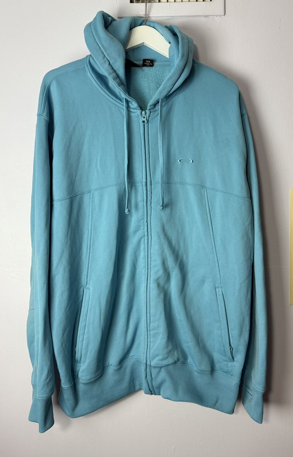 Oakley Oakley Teal Zip Up 90s XL Rare Size US XL / EU 56 / 4 - 1 Thumbnail