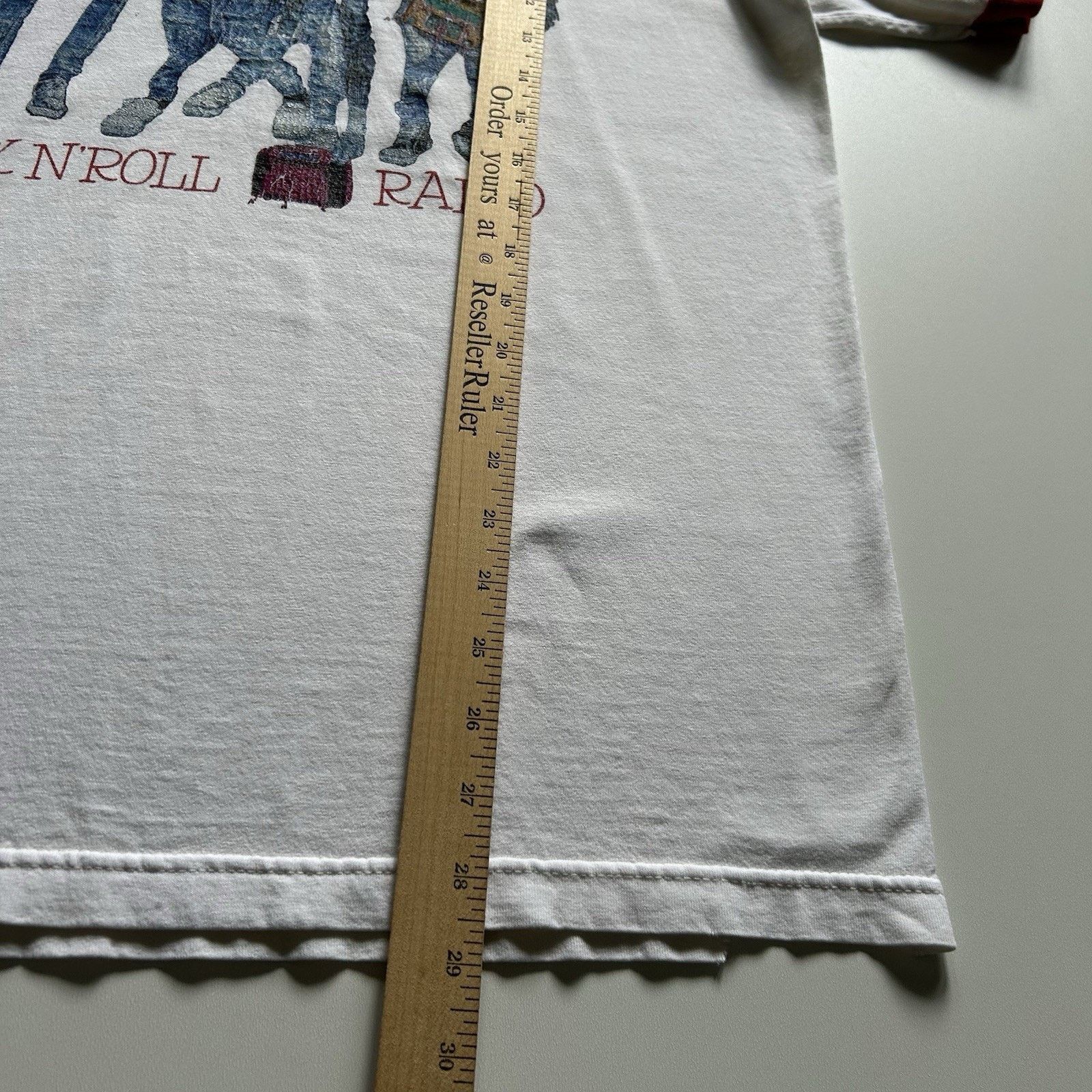 Band Tees × Vintage Vintage Ramones Rock N Roll Radio Ringer T-Shirt Large Y2K Size US L / EU 52-54 / 3 - 8 Thumbnail