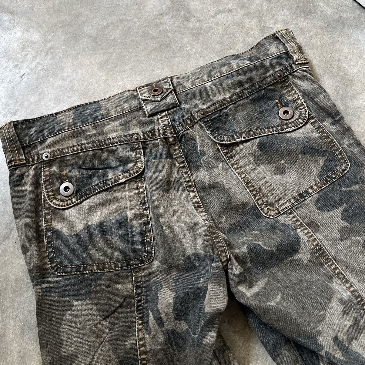 If Six Was Nine Vintage Grace Continental Camo Double Knee Pants Size US 30 / EU 46 - 4 Thumbnail