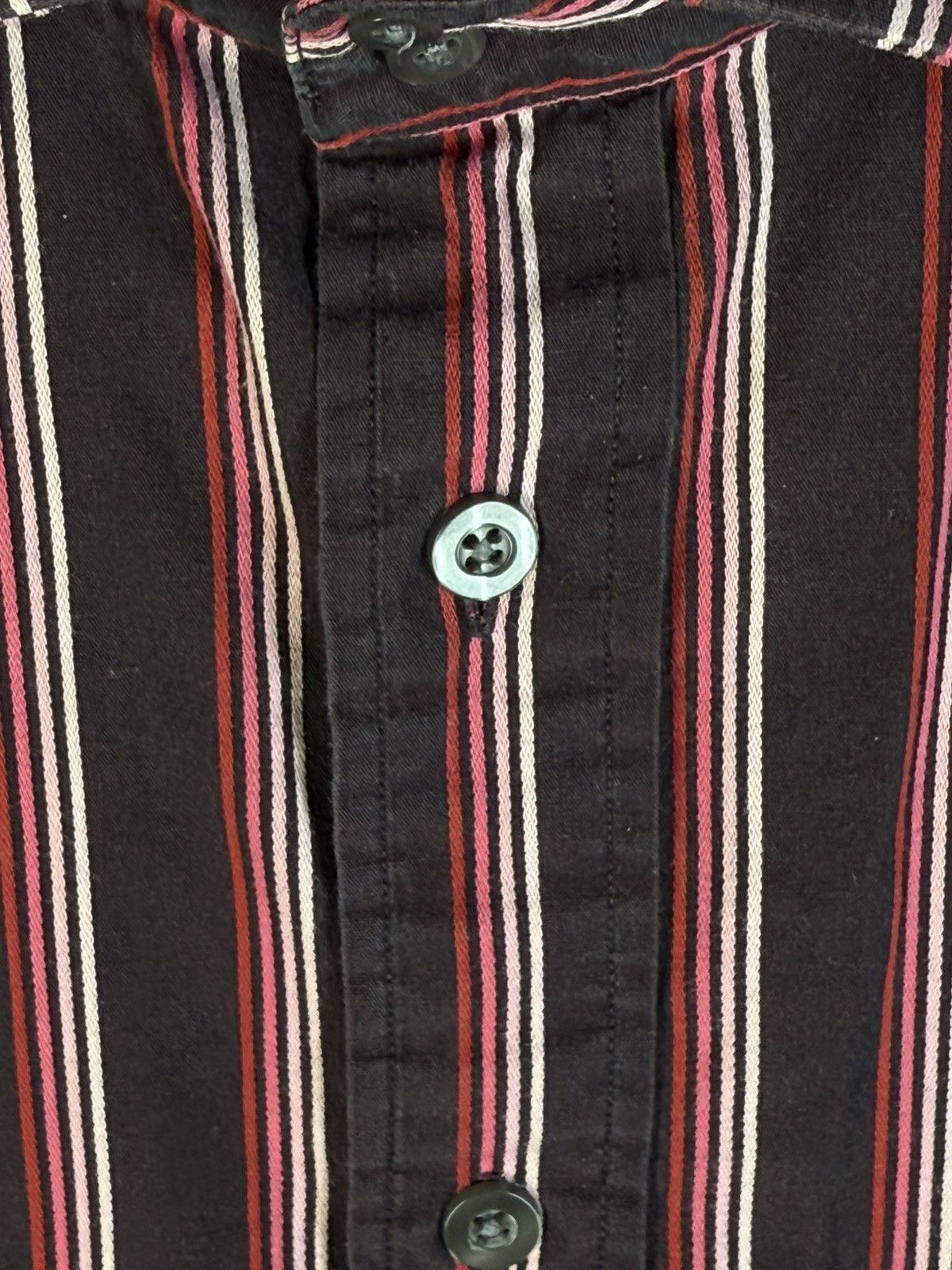 Yves Saint Laurent Black/Red YSL Shirt Striped Size US M / EU 48-50 / 2 - 16 Thumbnail