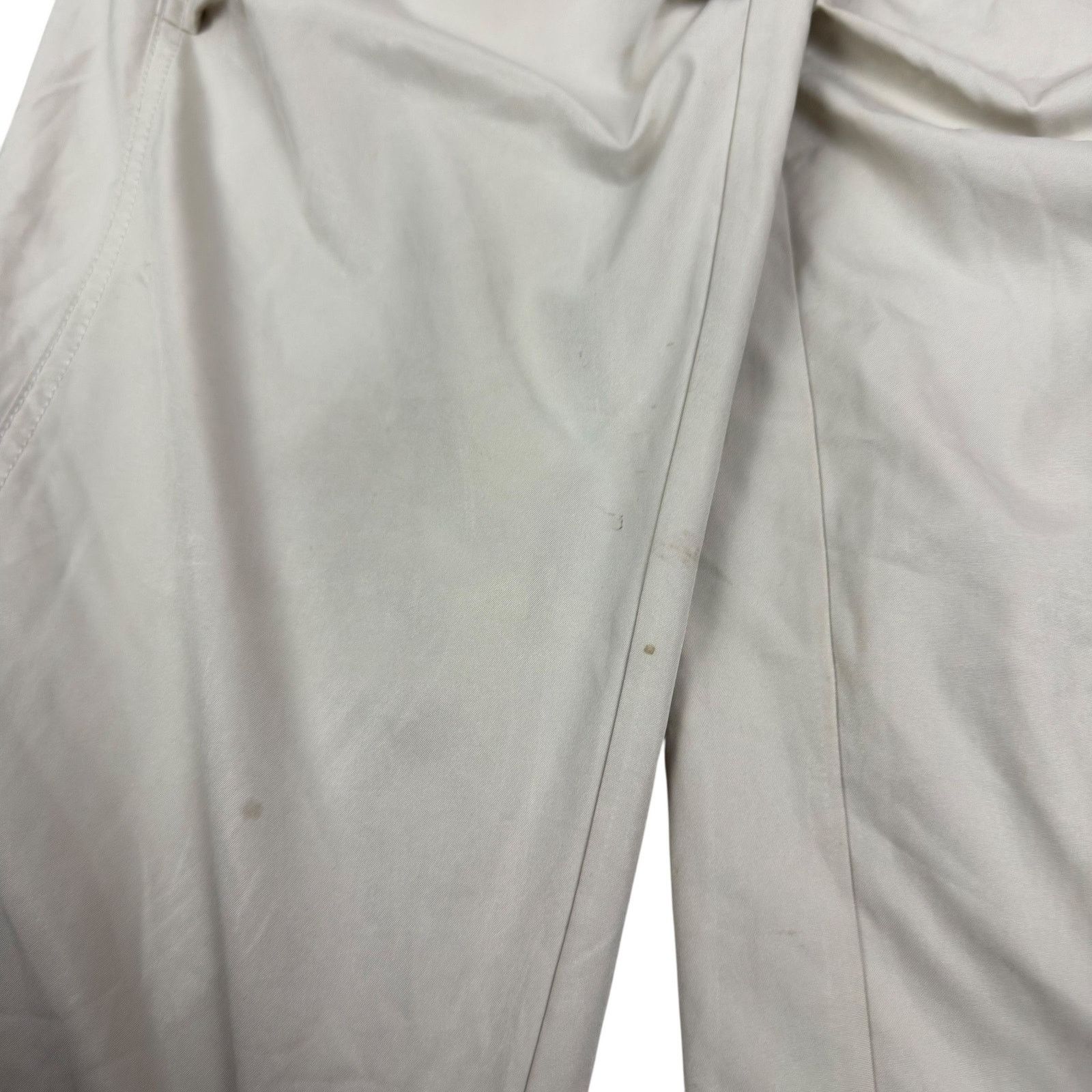 Japanese Brand × Nike × Vintage Nike Women Beige Mesh Lined Swoosh Streetwear Track Pants XS Size 30" / US 8 / IT 44 - 7 Thumbnail