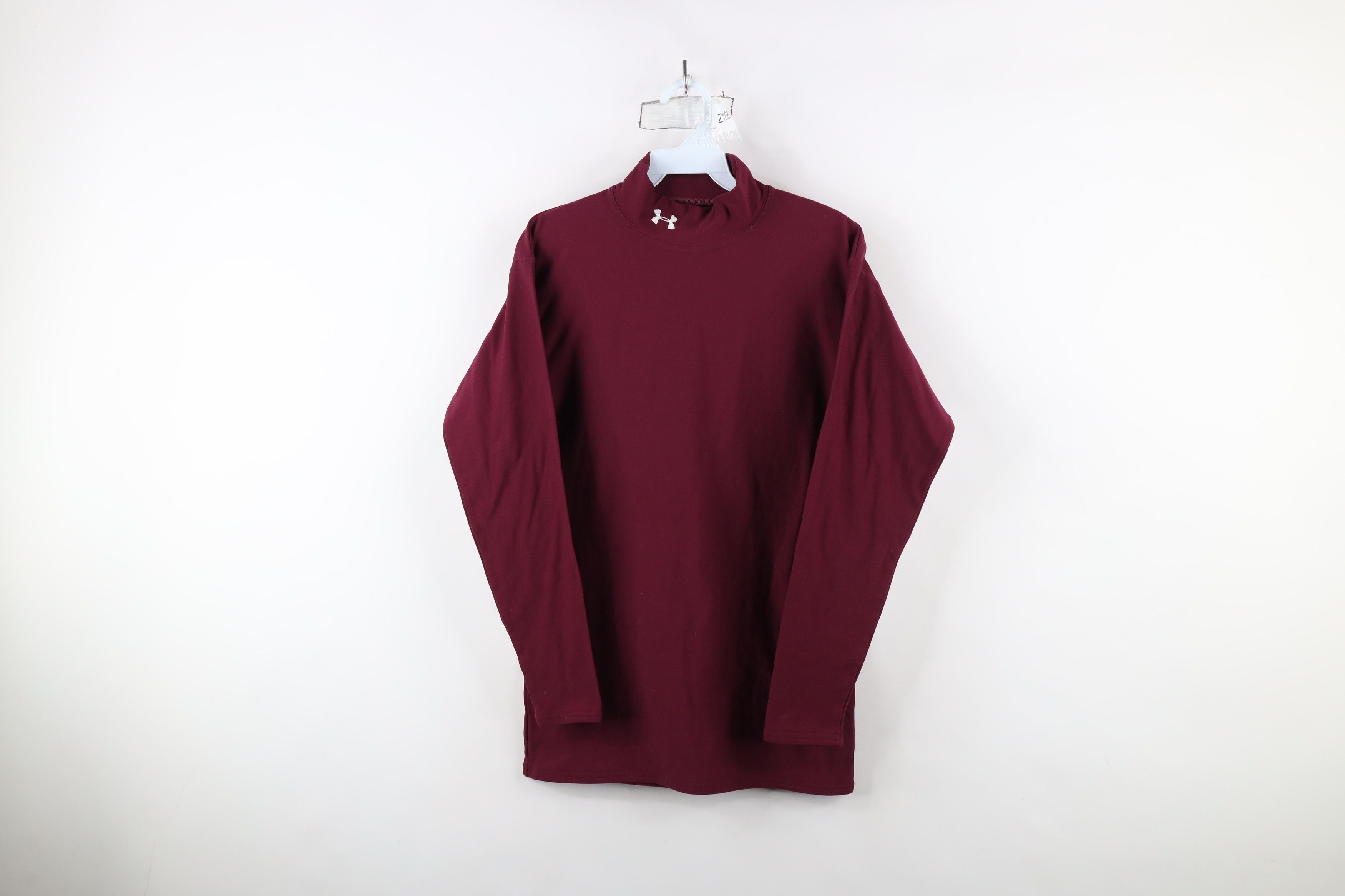 Under Armour × Vintage Under Armour ColdGear Compression Mock Neck Training Shirt Size US XL / EU 56 / 4 - 1 Thumbnail