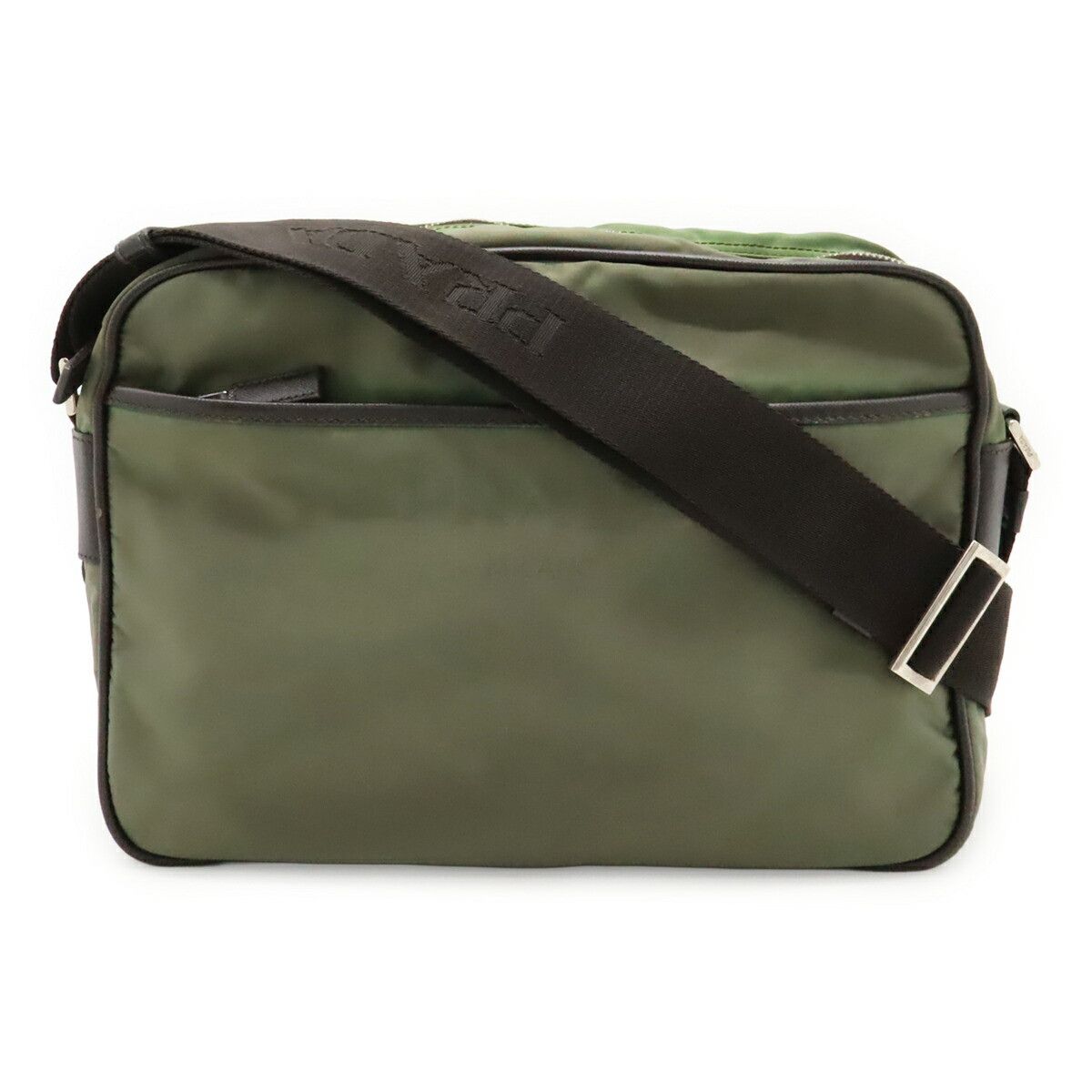 Prada Prada Prada Logo Jacquard Nylon Leather Shoulder Bag Others Crossbody Bag VA0772 DUTY FREE for USA Size ONE SIZE - 1 Thumbnail