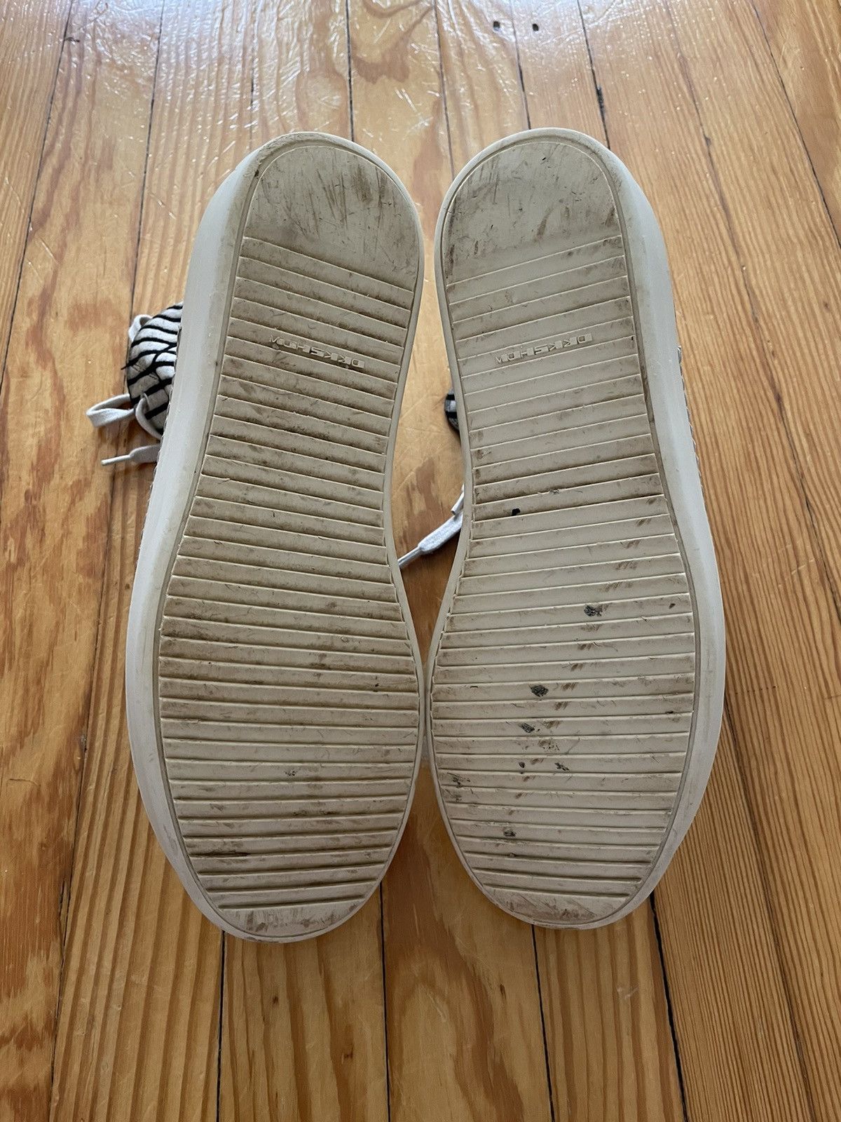 Rick Owens × Rick Owens Drkshdw Rick Owens Printed Ramone High SS14 Black / White Size US 10 / EU 43 - 5 Thumbnail