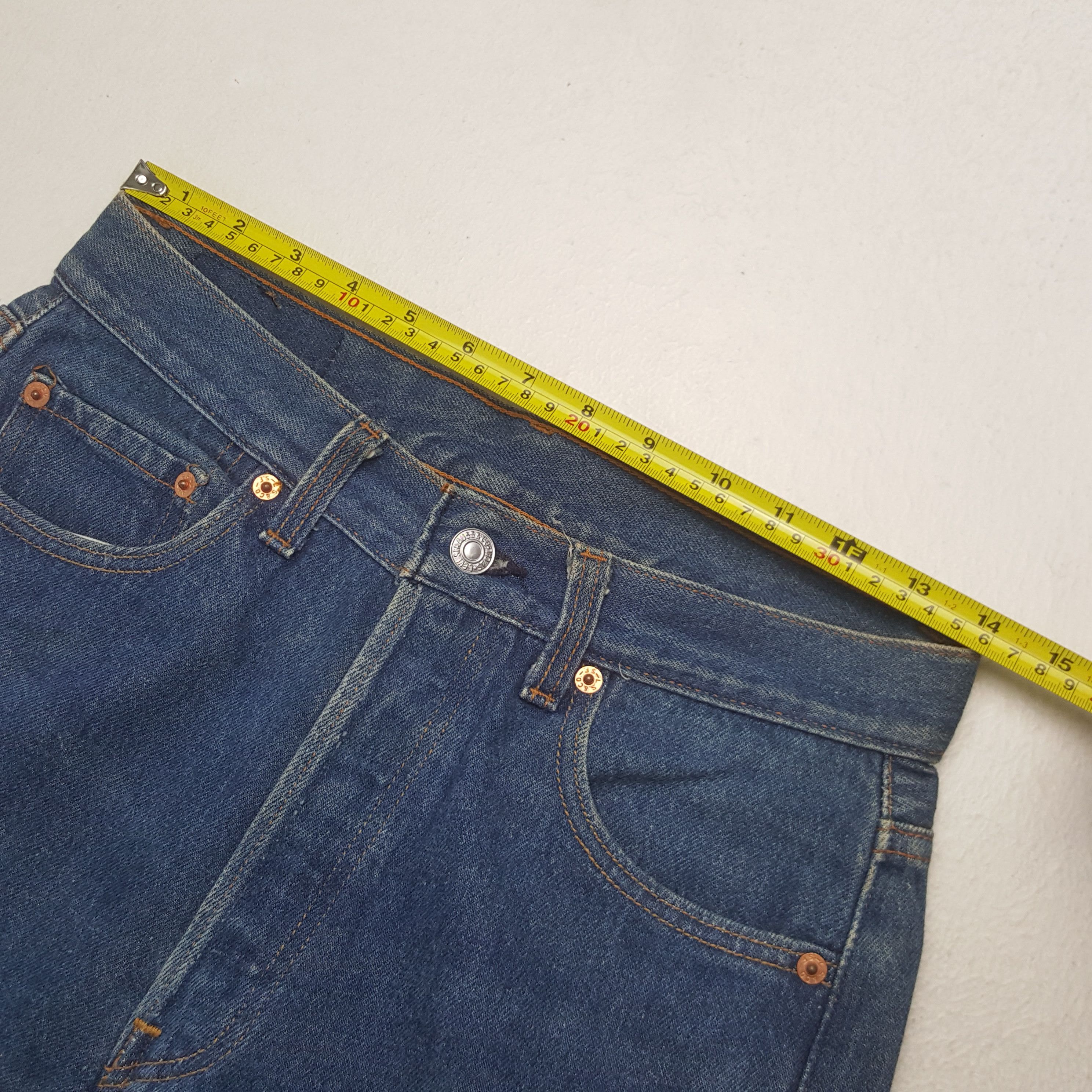 Levi's Vintage Levi's 501 Regular Style Denim Jeans RR13 Size US 28 / EU 44 - 9 Thumbnail