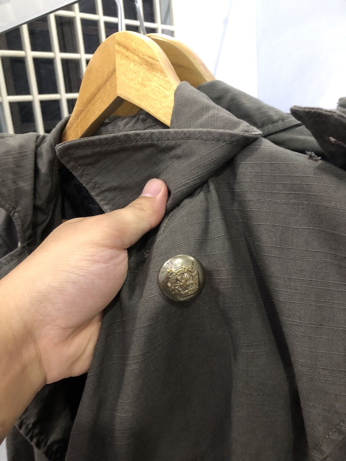 Designer × PPFM Vintage PPFM Military-Style Jacket (No Button) Size US M / EU 48-50 / 2 - 7 Thumbnail