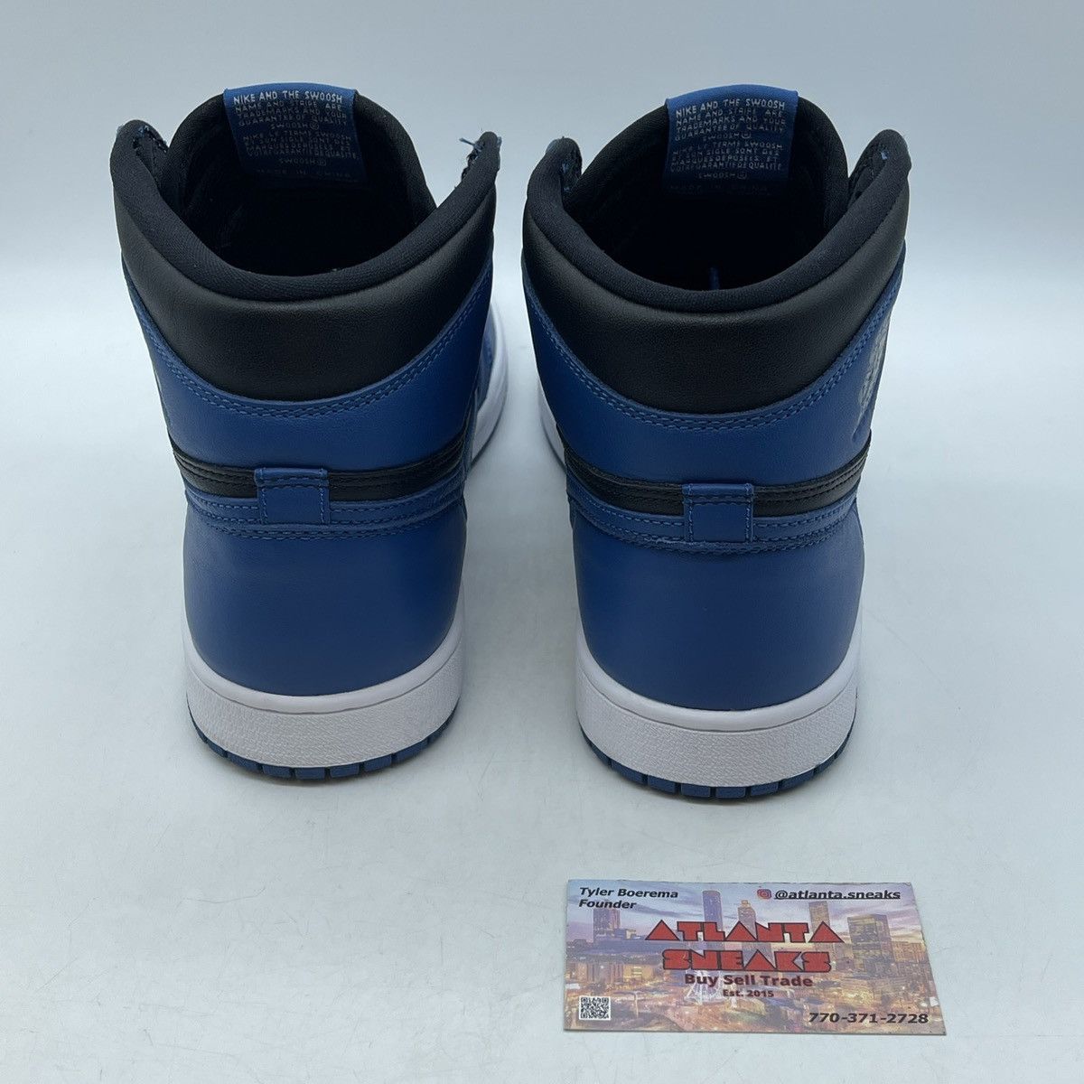 Jordan Brand Air Jordan 1 high dark marine blue Size US 9.5 / EU 42-43 - 3 Thumbnail