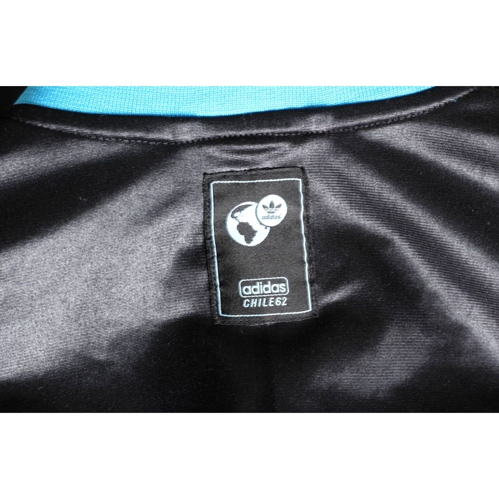 Adidas ADIDAS Track Jacket Men Size S Chile 62 Tracksuit Top VR2675 Black Tracksuit Top Jacket Size S Men Color Black Size 36R - 3 Thumbnail