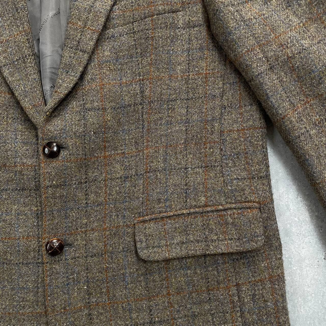 Harris Tweed Vintage Harris Tweed Walbusch Wool Blazer Gray Size 26 Size 48R - 9 Thumbnail