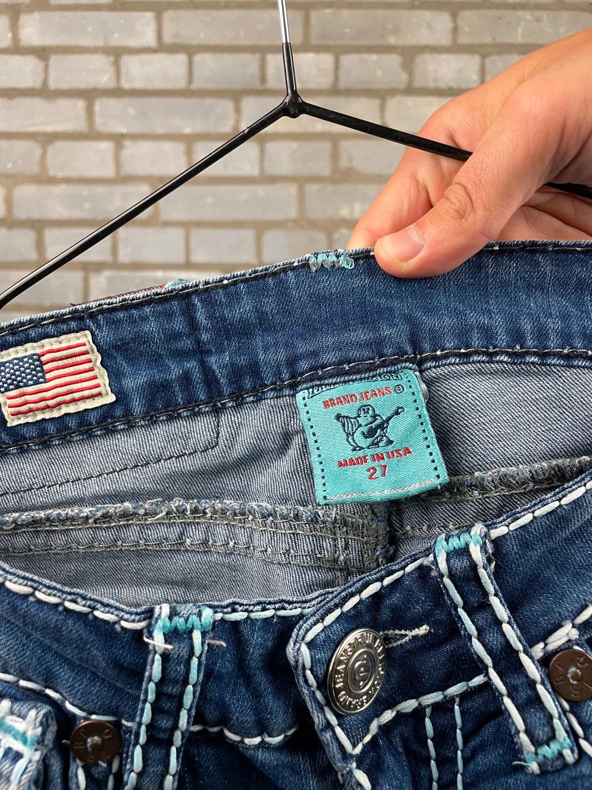 True Religion True Religion female Y2K affliction style jeans Size 27" / US 4 / IT 40 - 5 Thumbnail