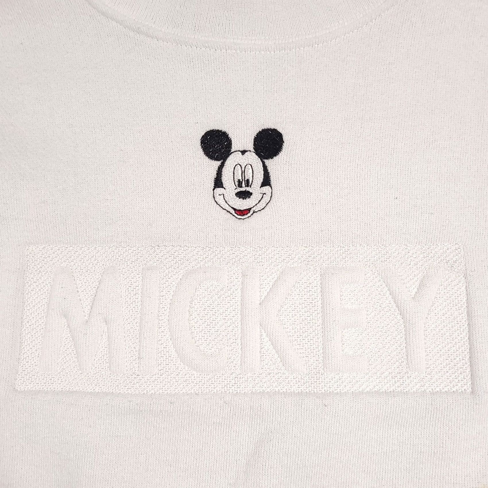Disney VINTAGE Mickey Unlimited Sweatshirt Mens Medium Crewneck Embroidered Disney 90s Size US M / EU 48-50 / 2 - 4 Thumbnail