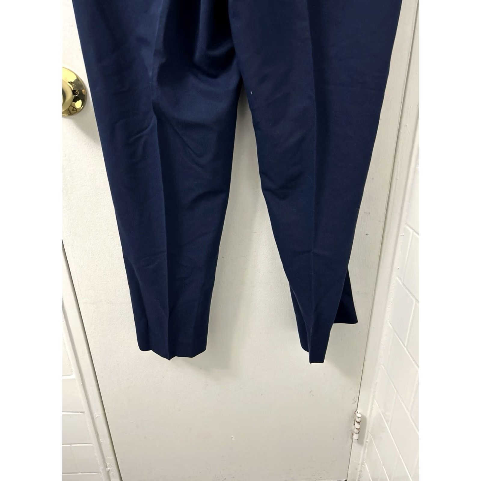 Nautica Nautica Performance Pants Mens 34x29 Blue Bi-Stretch Comfort Waistband Dress Pants Travel Business Size US 34 / EU 50 - 3 Thumbnail
