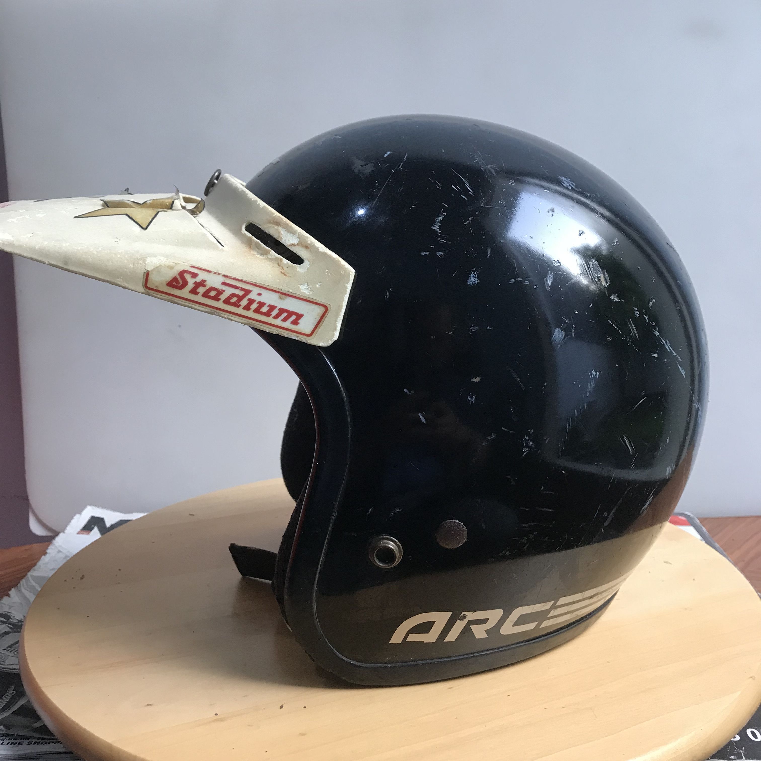 HELM ARC nr 20 NR20 Helm Helmet With Stadium Pat helmet Size ONE SIZE - 6 Thumbnail